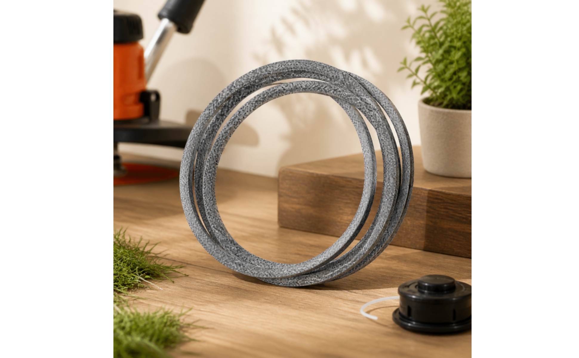 Mower Drive Belt Replacement Deck Belt with Kevlar Compatible for Garden Tractor