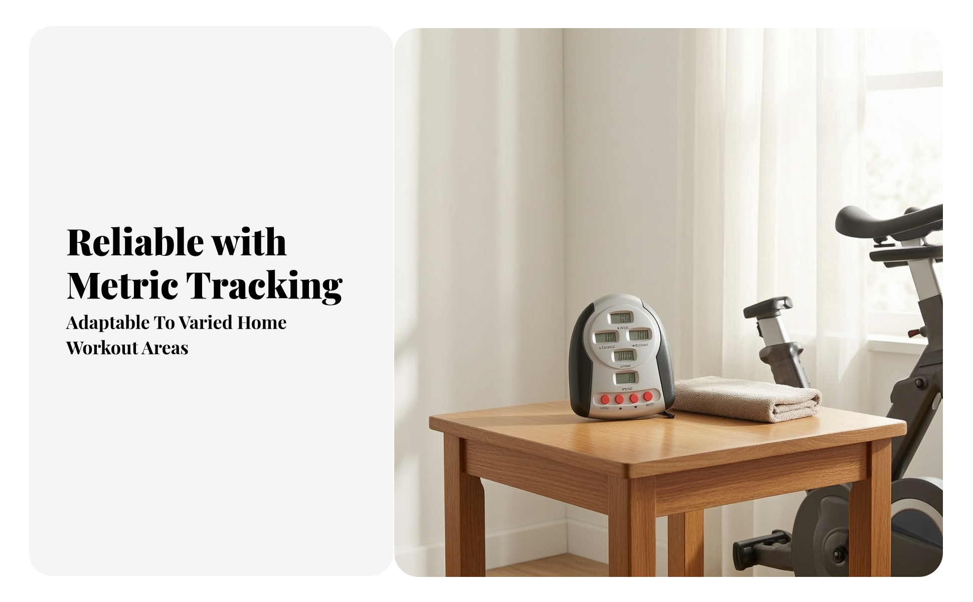 Exercise Bike Monitor with LCD Display Easy Installation for Home Gym, Cyclists