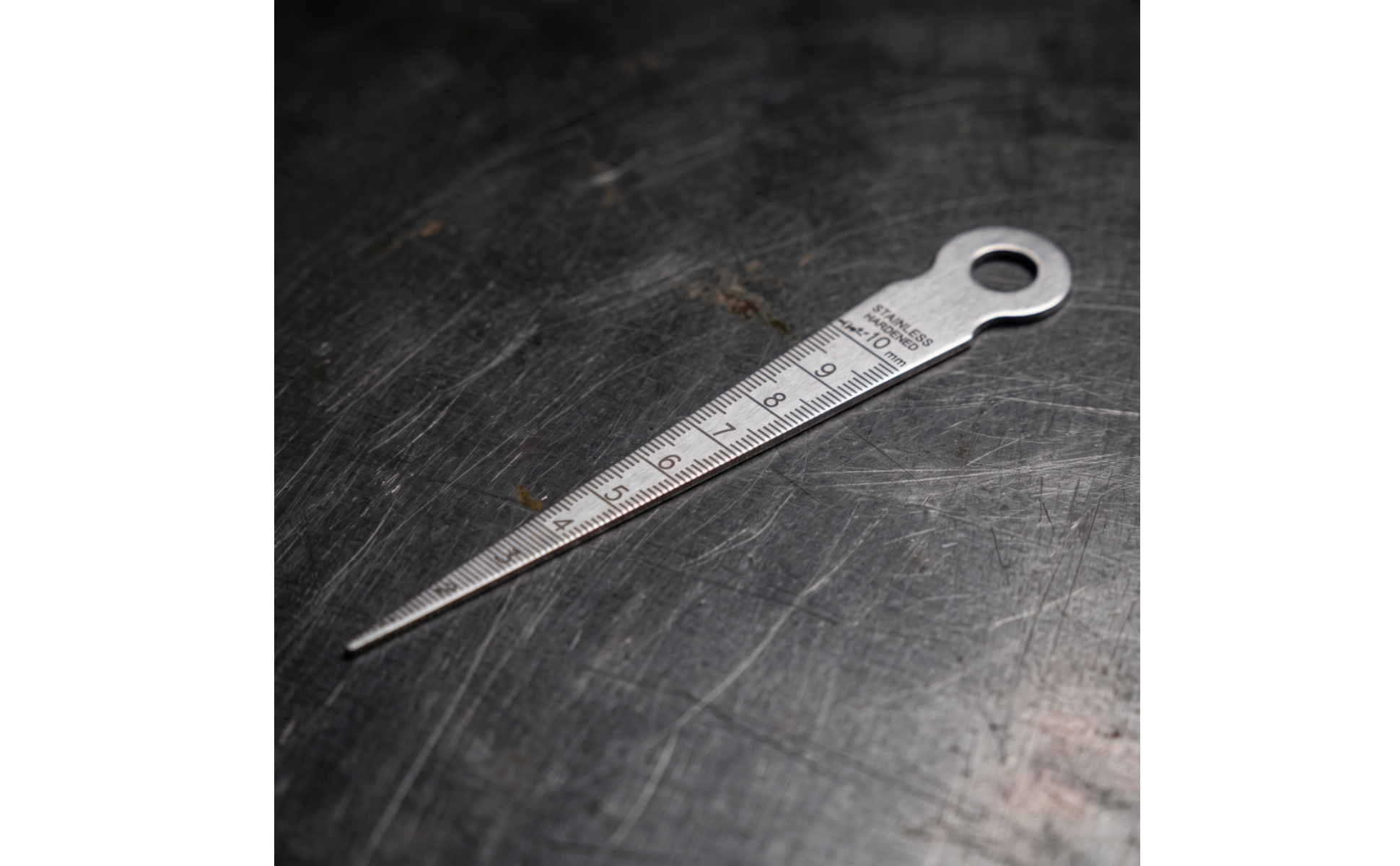 Spaltlehre Rostfrei Messkeil aus Edelstahl Keilförmig für Handwerker, Mechaniker