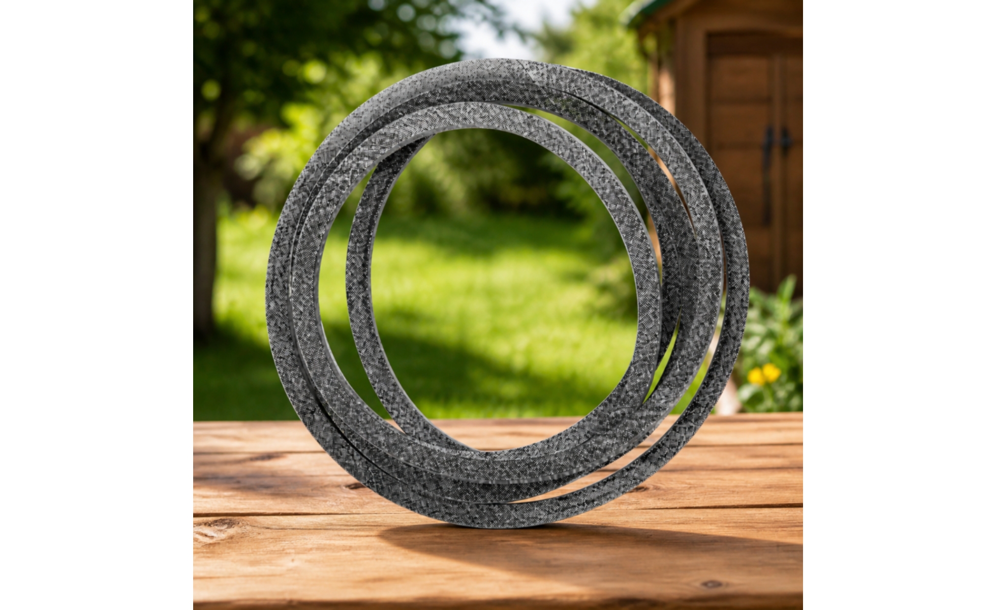 Mower Drive Belt Replacement Deck Belt with Kevlar Compatible for Garden Tractor