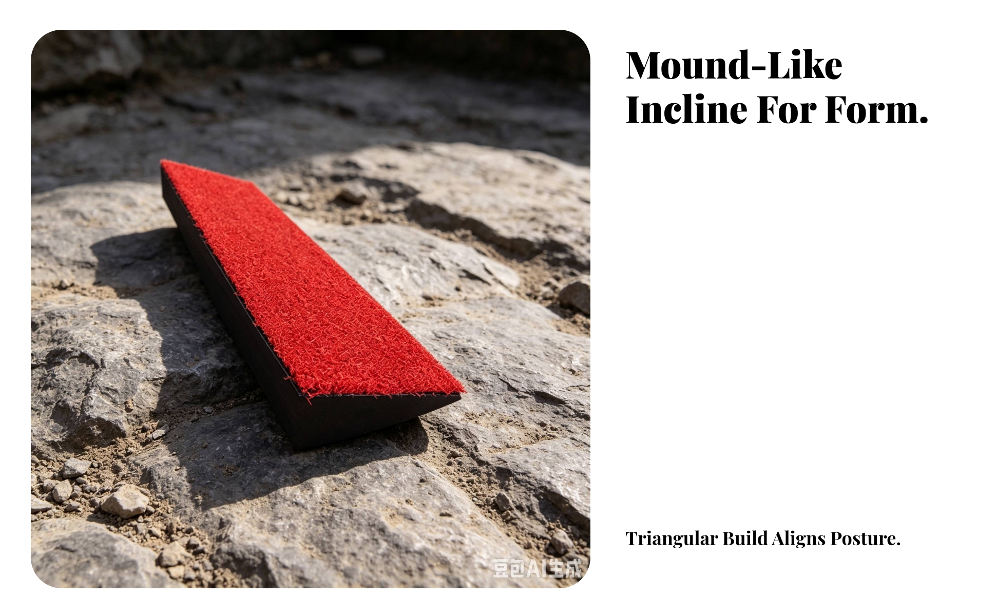 Pitching Mound Mat Portable Baseball Pitching Mat Inclined for, Coaches