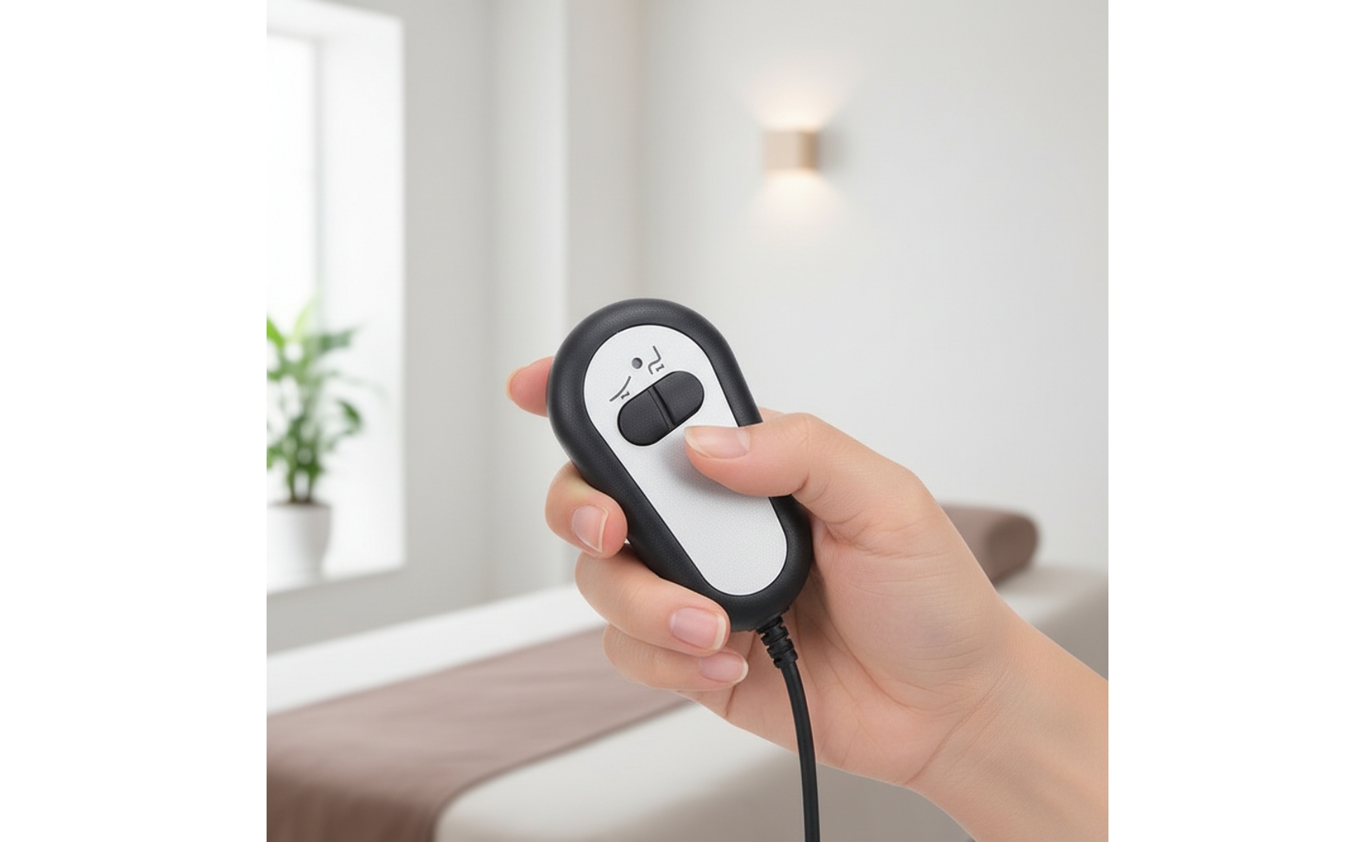 Massage Bed Wireless-Free Control 2-Button Control Switch with 5-Pin Plug Long