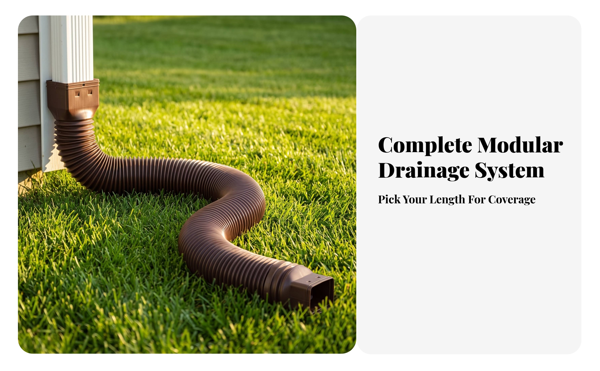 Downspout Corrugated Flexible Downspout Extender Expandable