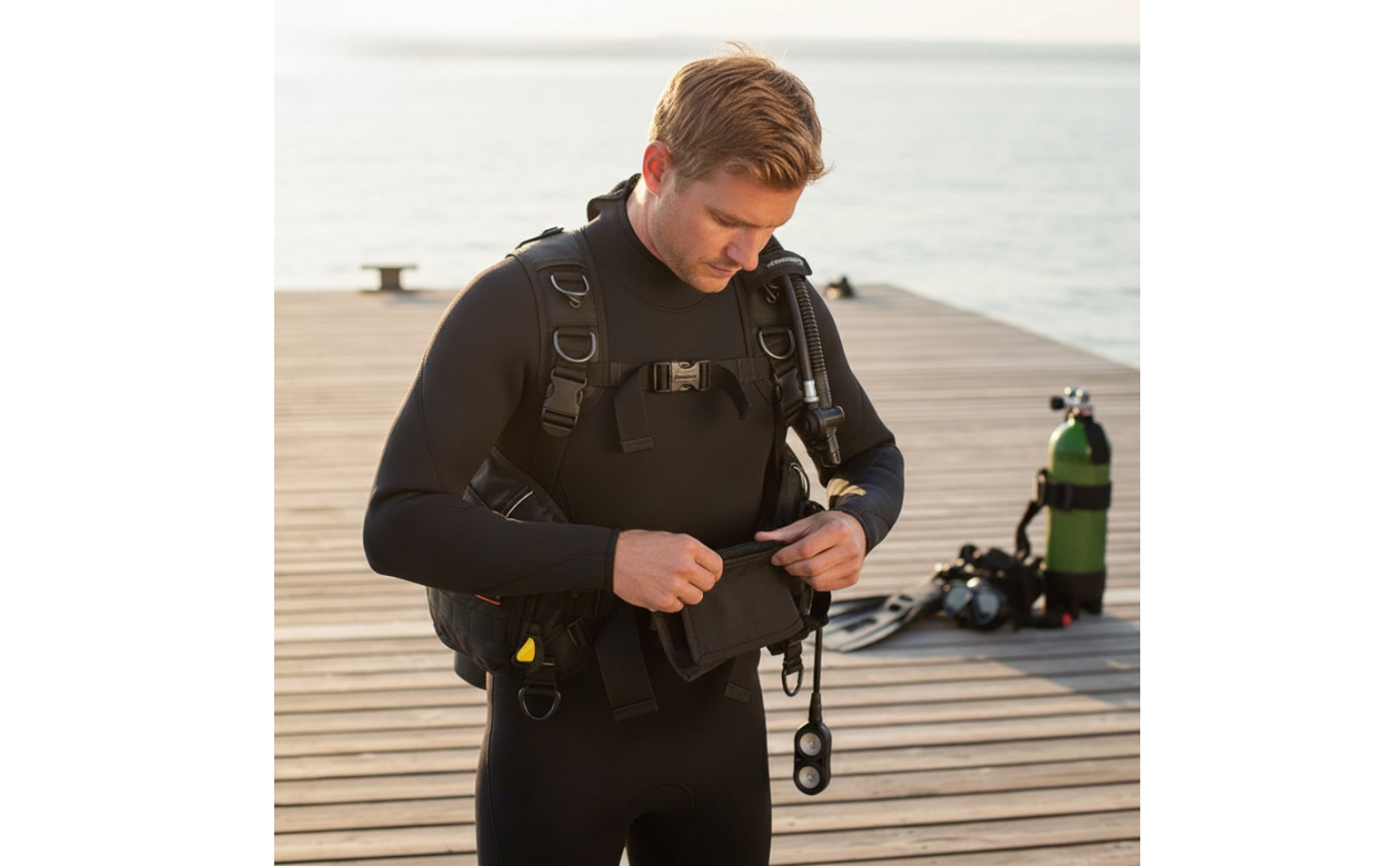 Scuba Weight Pocket Easy to Remove Backplate Weight Pocket Long-Lasting