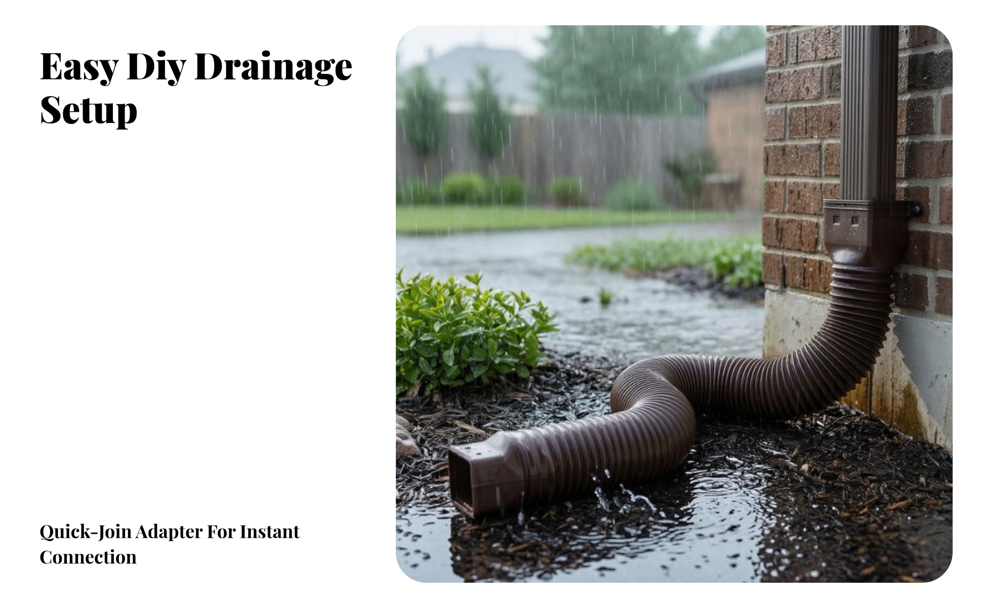 Downspout Corrugated Flexible Downspout Extender Expandable