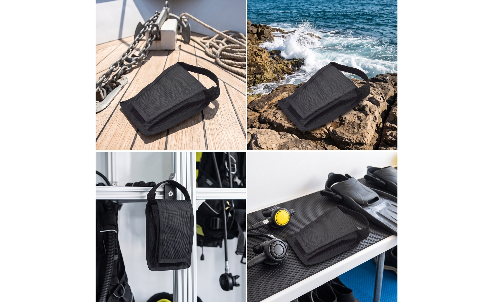 Scuba Weight Pocket Easy to Remove Backplate Weight Pocket Long-Lasting