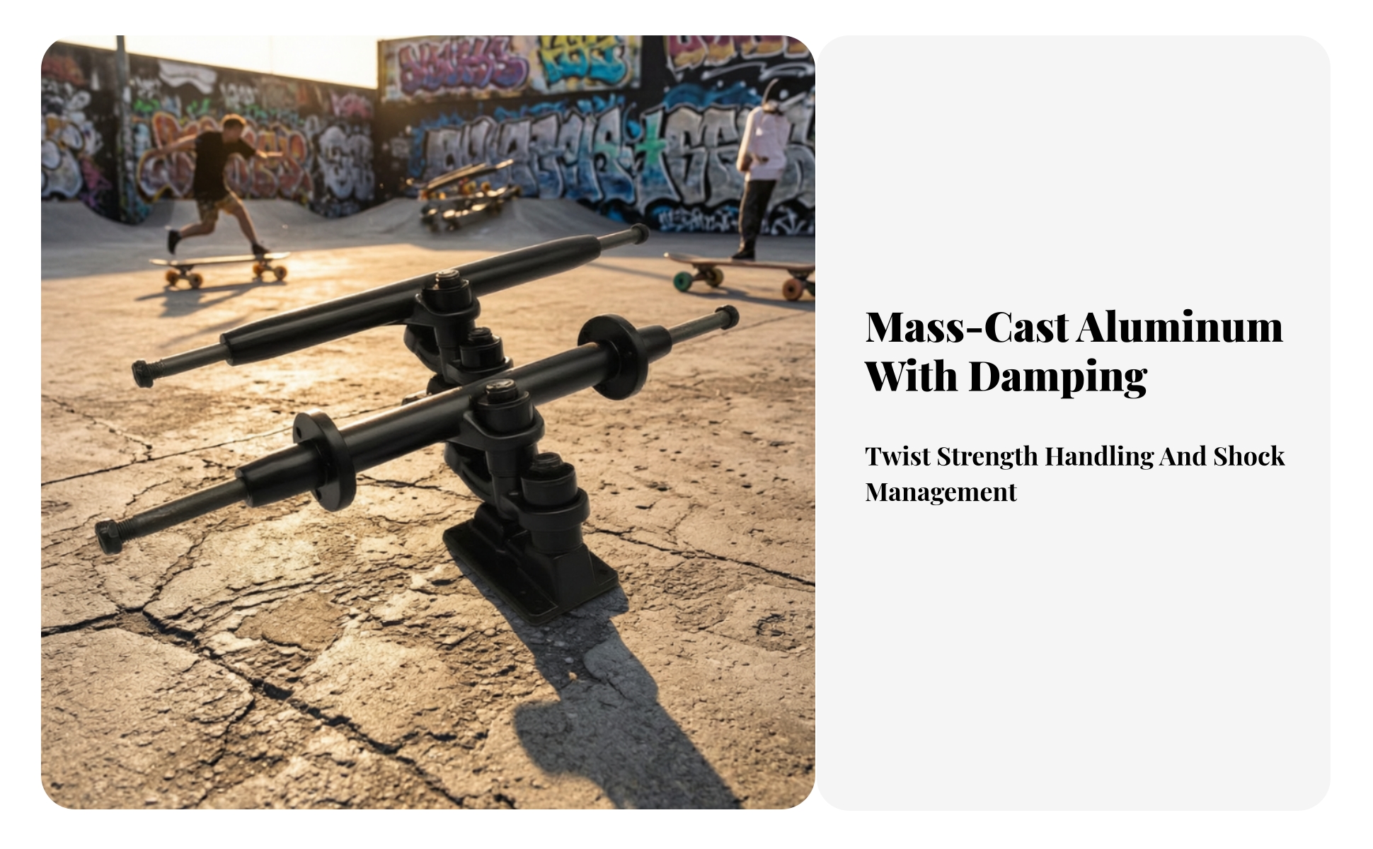 Skateboard Trucks Heavy-Duty Electric Skateboard Truck Bracket Die-castCast
