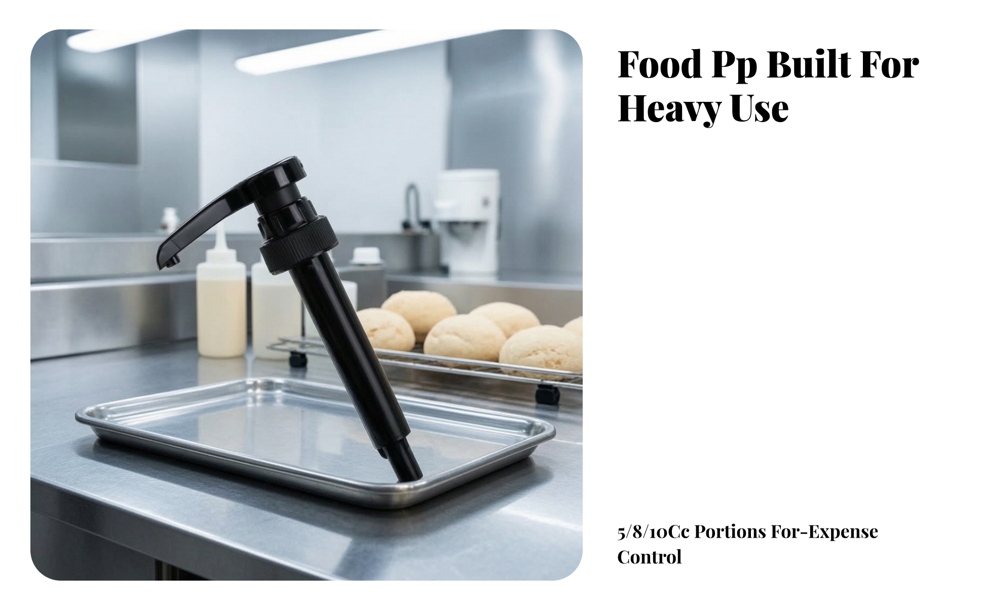 Syrup Pump with Tube Ribbed for Coffee Taverns, Cafes, Baristas, Bartenders