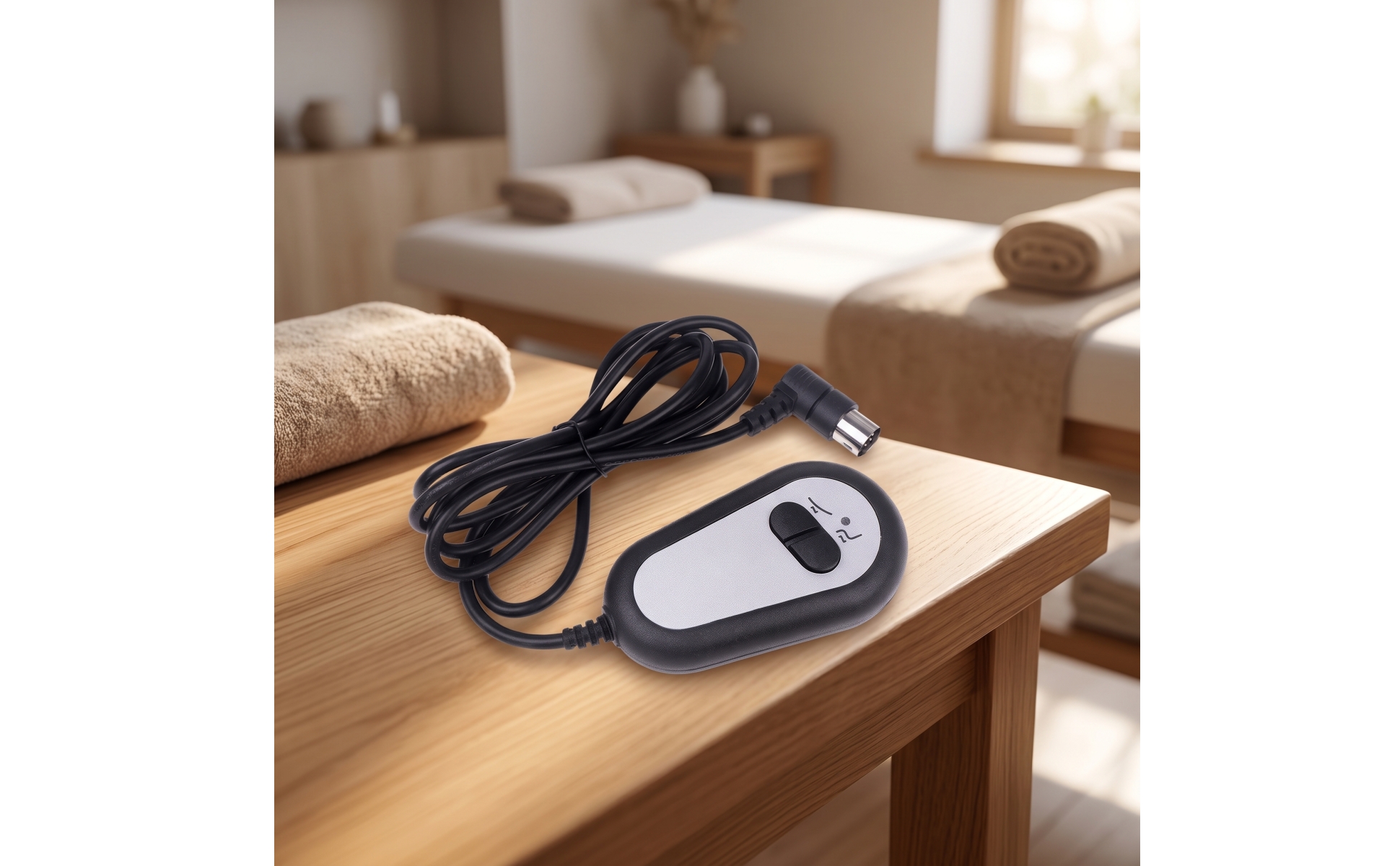Massage Bed Wireless-Free Control 2-Button Control Switch with 5-Pin Plug Long