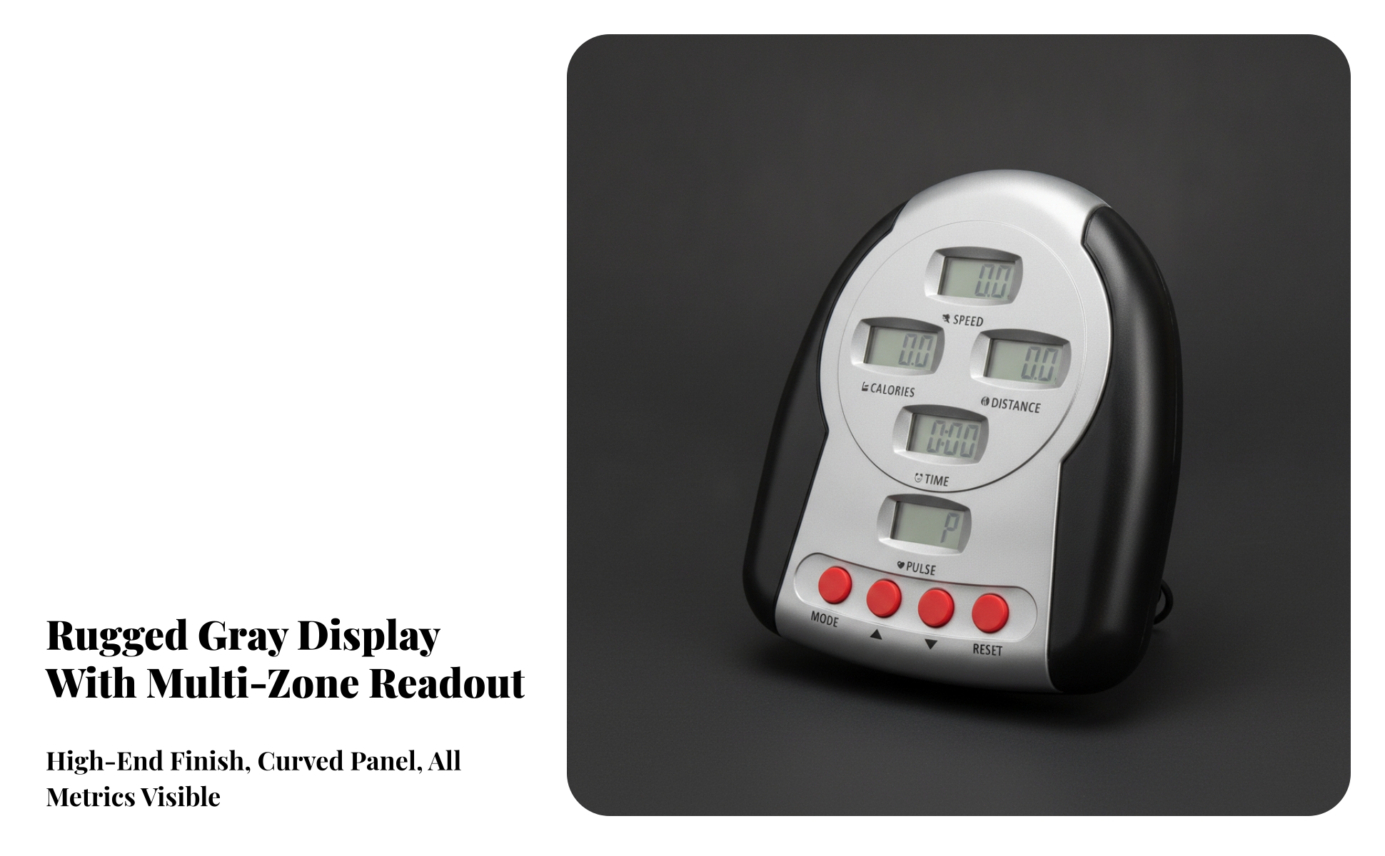 Exercise Bike Monitor with LCD Display Easy Installation for Home Gym, Cyclists