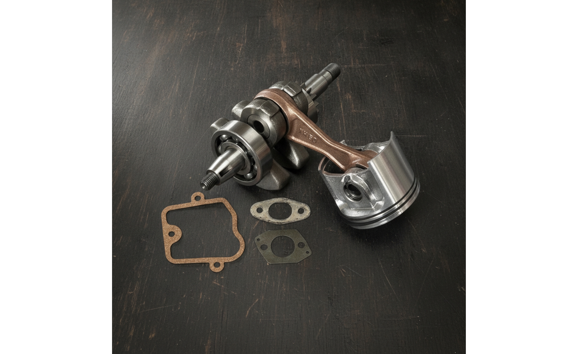 Crankshaft Assembly Direct Replacement Crankshaft with Piston Compatible