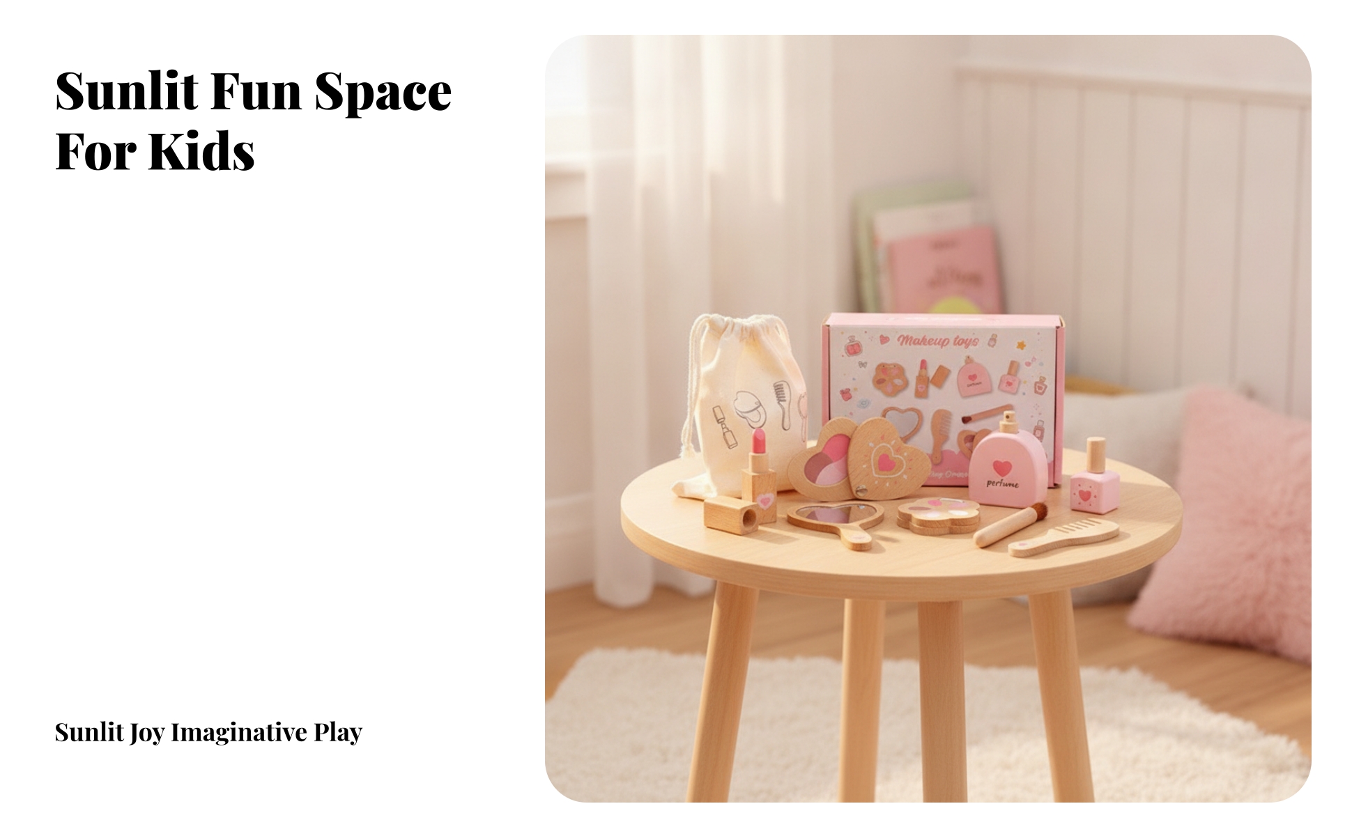 Pretend Makeup Toy Set Imaginative Pretend Play Makeup Kit