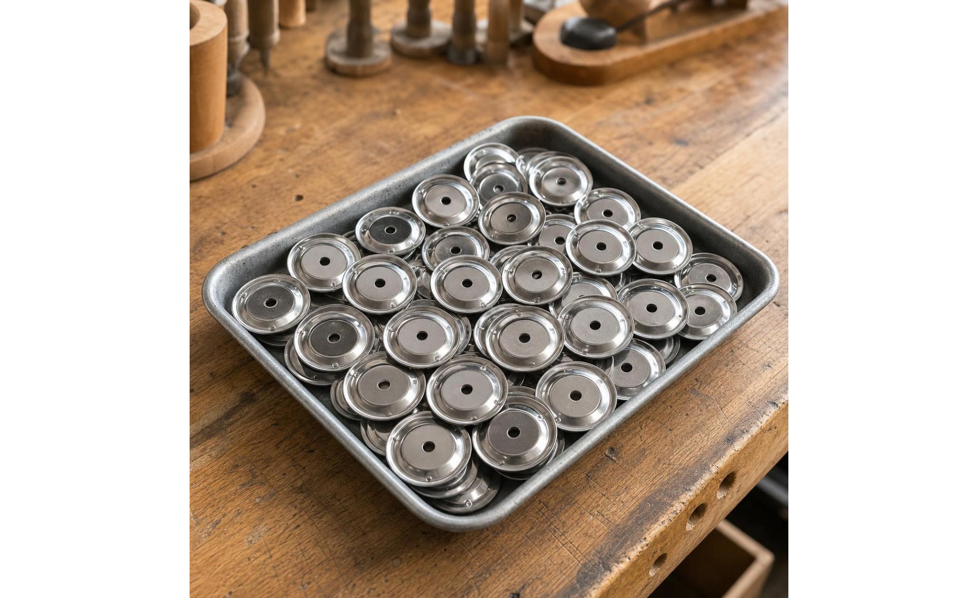 50 Pieces Hardware Stainless Steel Tambourine Shakers for Instrument Makers