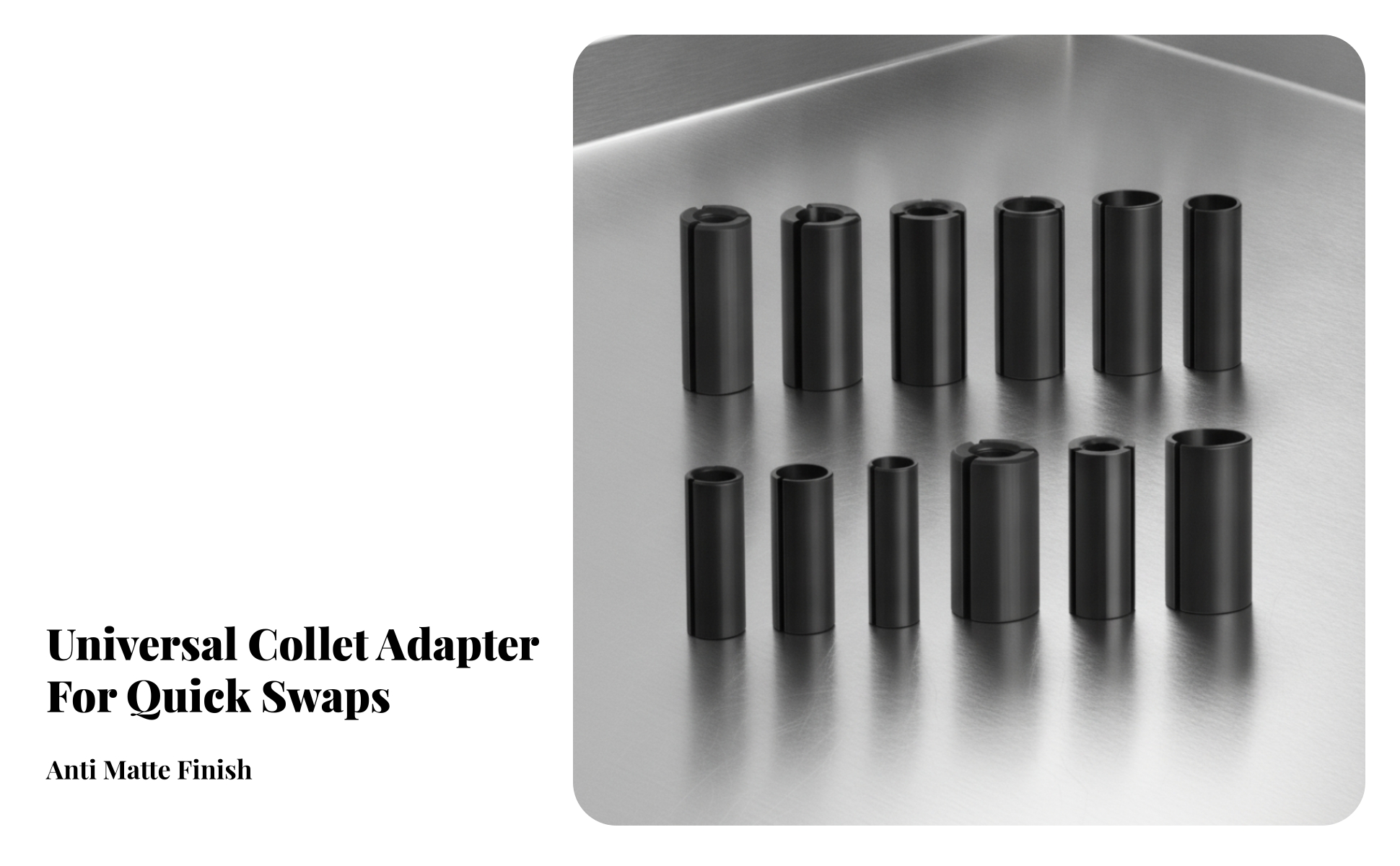 12 Pieces Rapid-Switch Adapter Sleeve Compact for Workshop, Woodworkers, DIYers