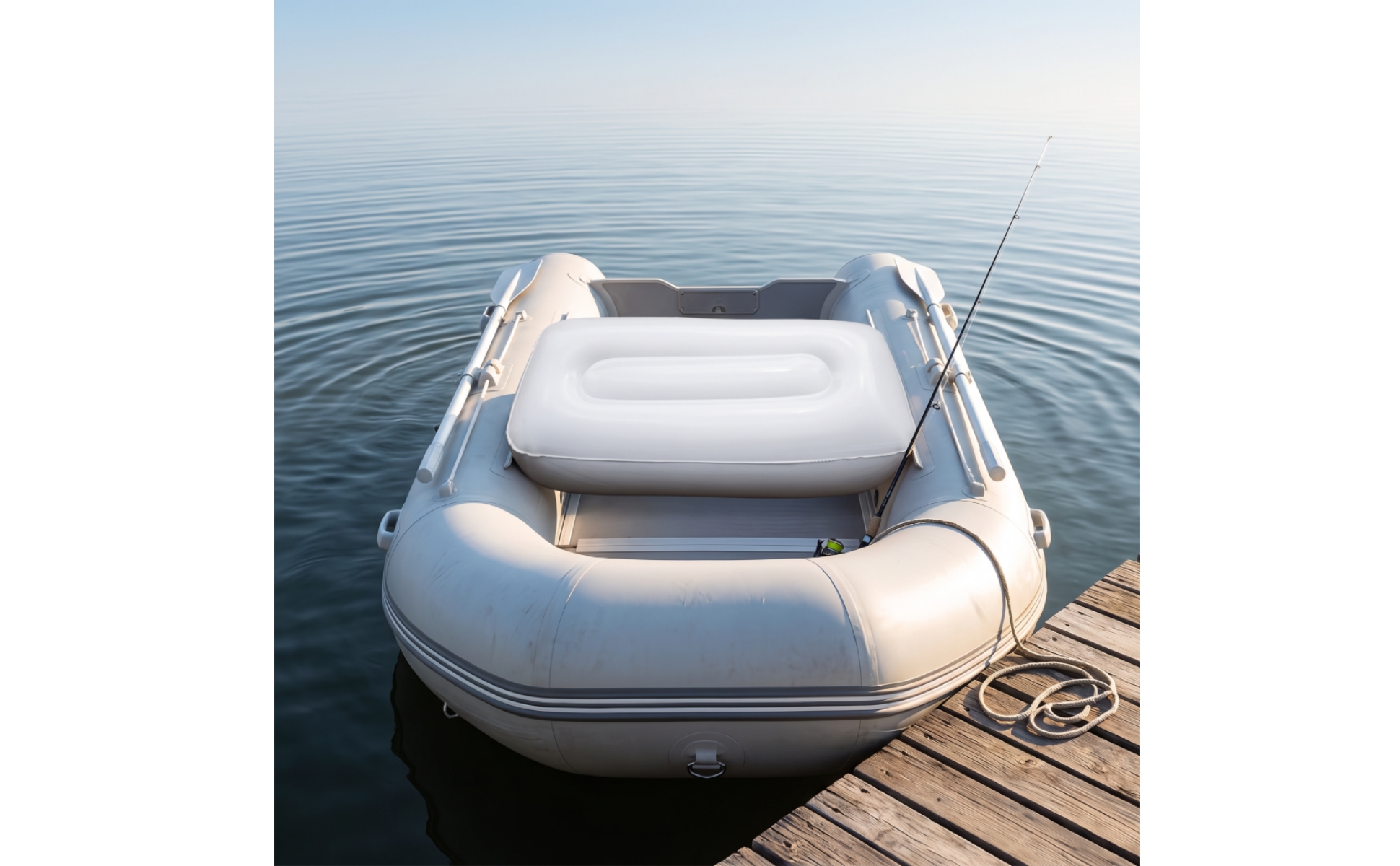 Inflatable Boat Seat Cushion Slim-Profile Dinghy Seat Cushion Portable
