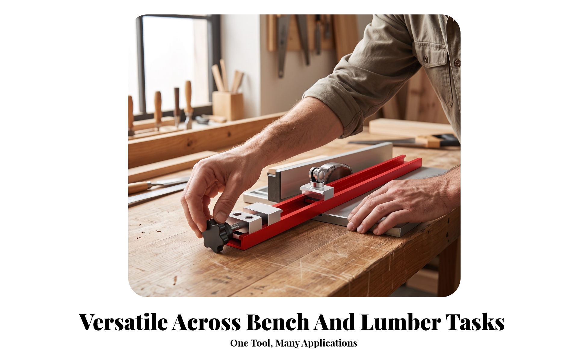 Machine Fence Base Quick-Clamping Fence Base with Locking Clamp