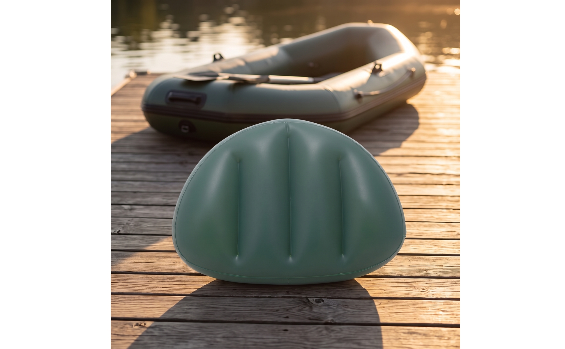 Boat Seat Cushion Pvc Boat Seat Pad Foldable for Rafting, Boaters, Anglers
