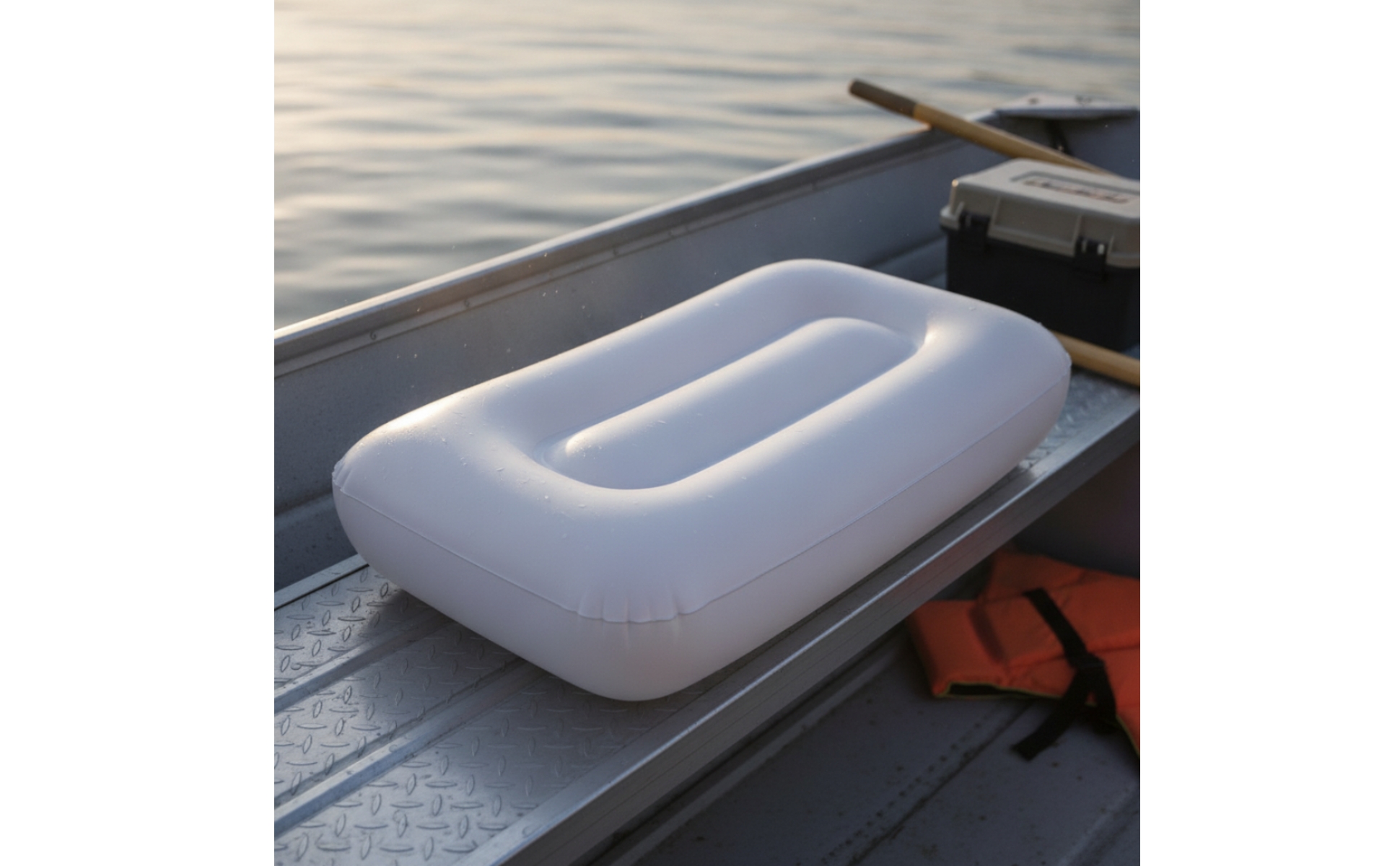 Inflatable Boat Seat Cushion Slim-Profile Dinghy Seat Cushion Portable