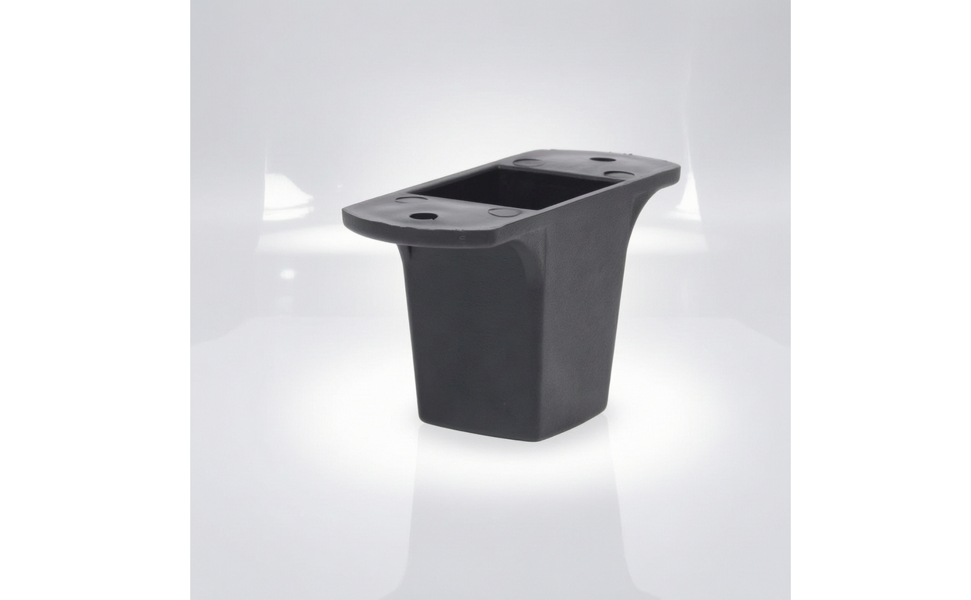 Speaker Foot with Mounting Plate Black Replacement Stand Foot Tapered for DIYers