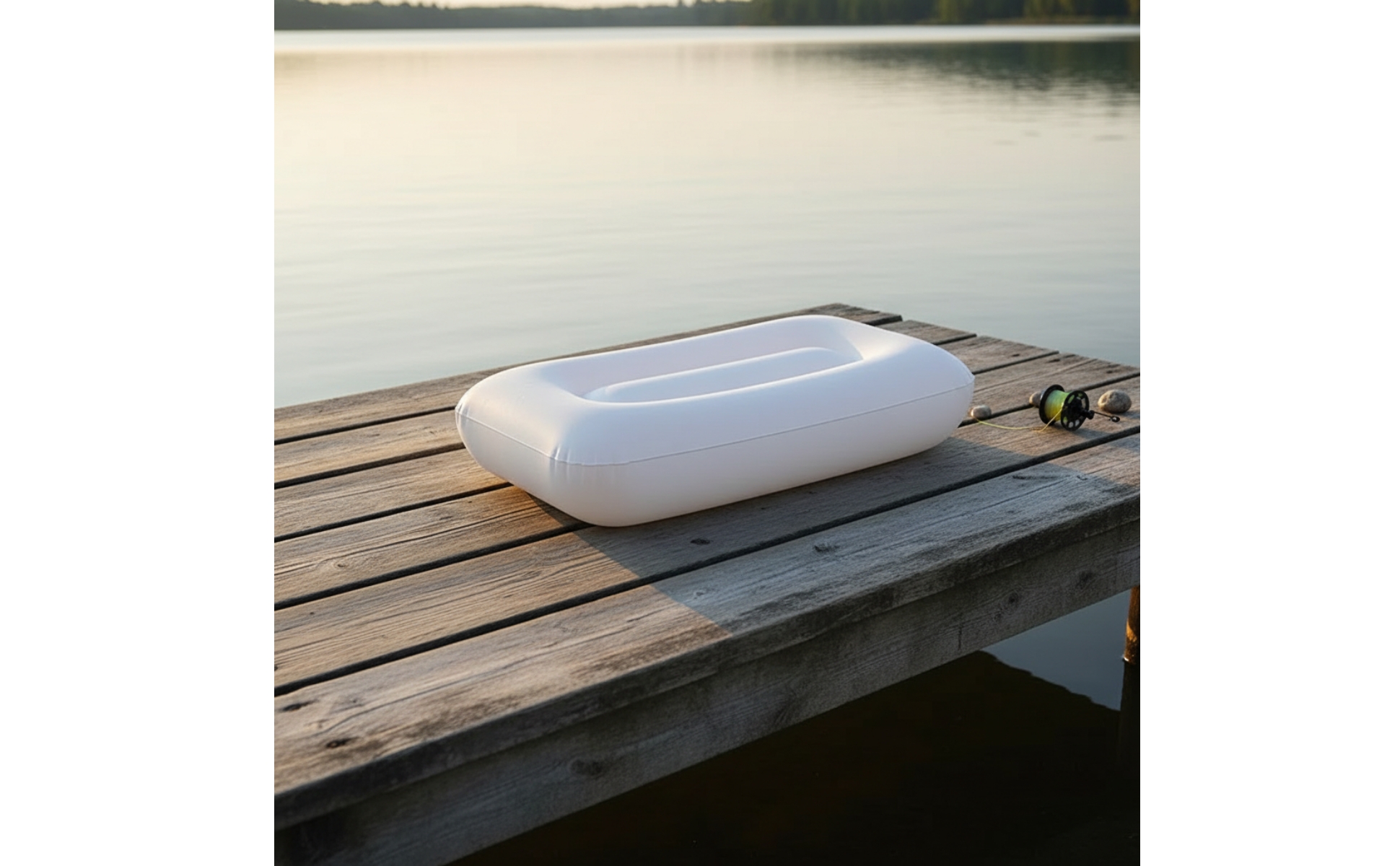 Inflatable Boat Seat Cushion Slim-Profile Dinghy Seat Cushion Portable
