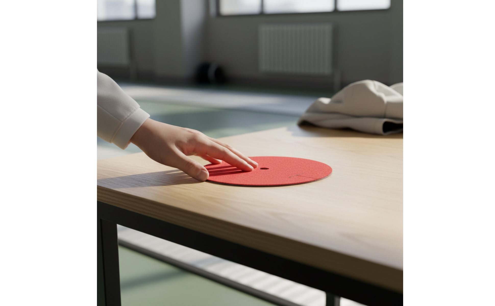 Fencing Pad Circular Fencing Guard Pad with Central Hole Textured