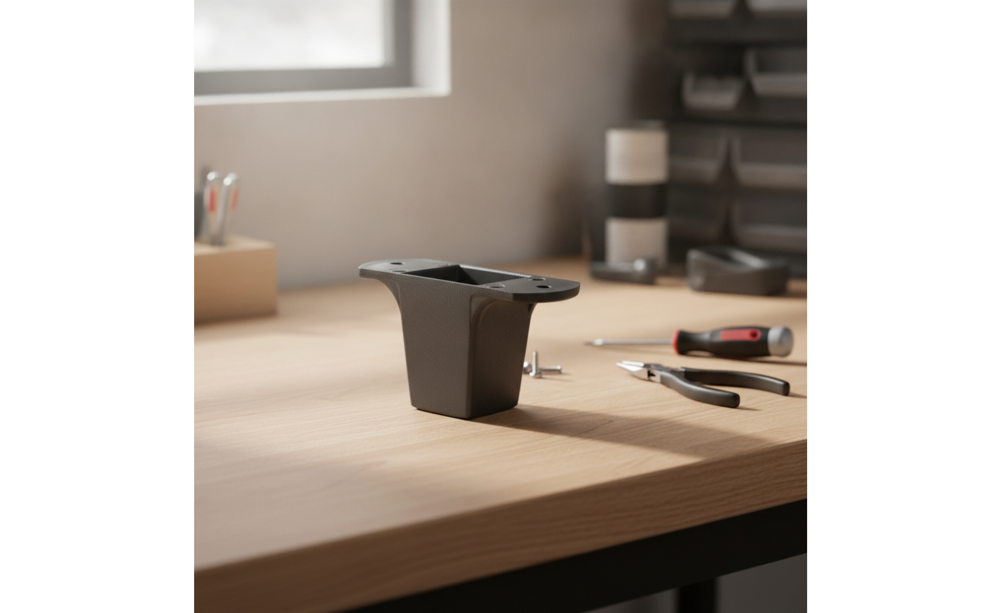 Speaker Foot with Mounting Plate Black Replacement Stand Foot Tapered for DIYers