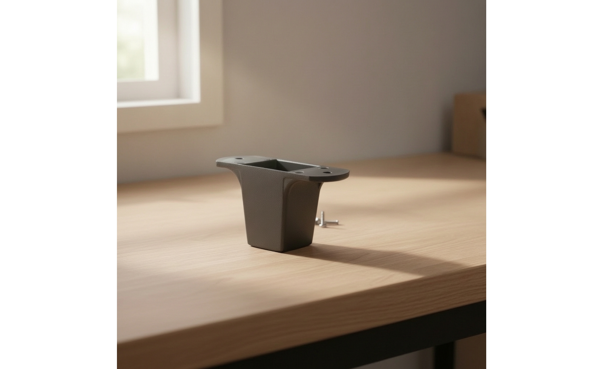 Speaker Foot with Mounting Plate Black Replacement Stand Foot Tapered for DIYers
