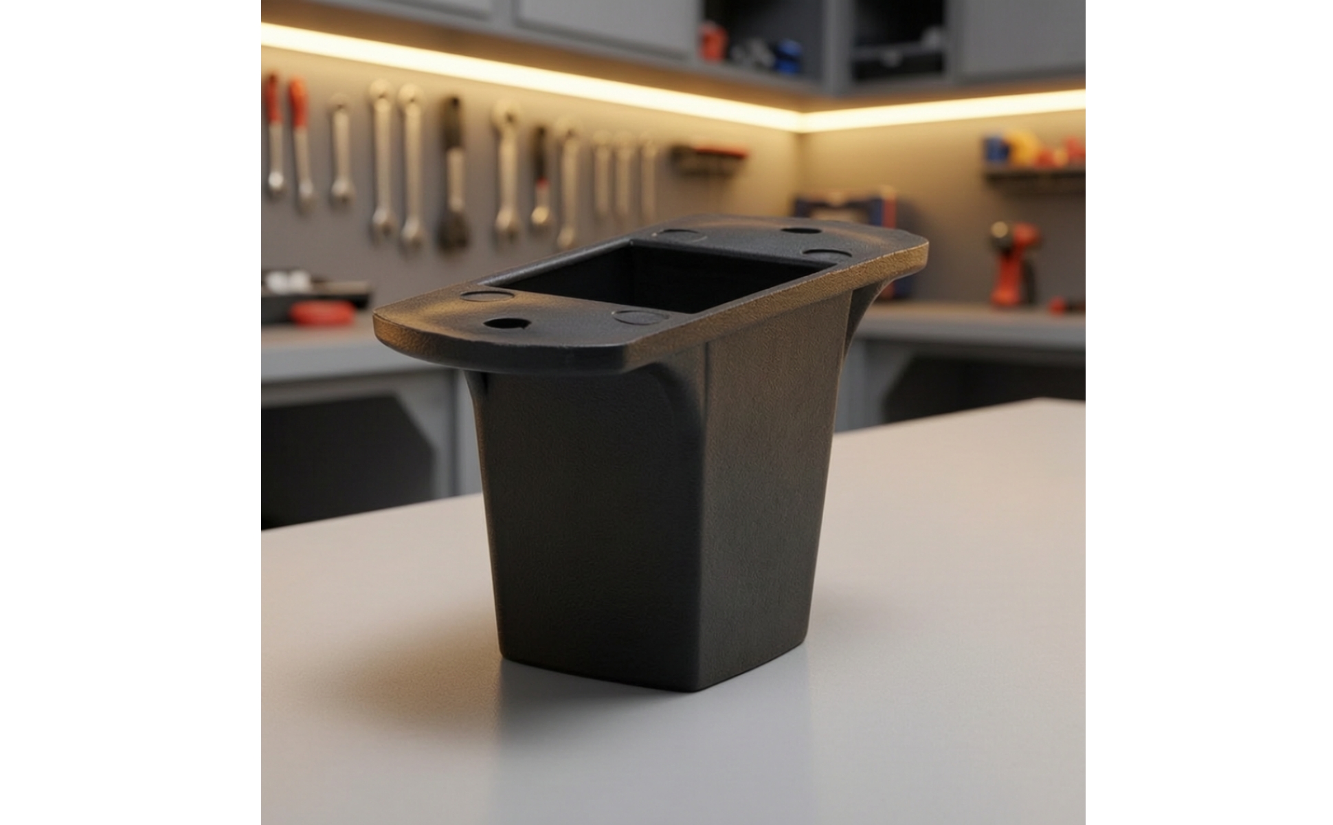 Speaker Foot with Mounting Plate Black Replacement Stand Foot Tapered for DIYers