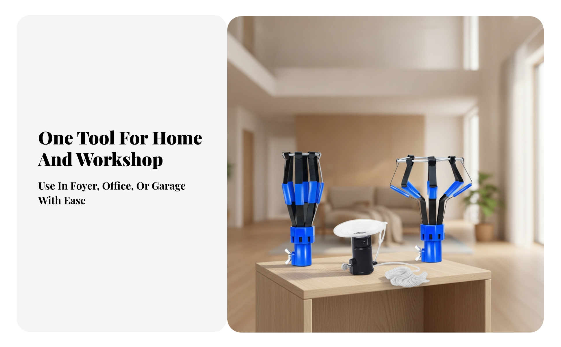 3 Pieces Pole High-Reach Light Bulb Changer Tool Set Extendable for Homeowners