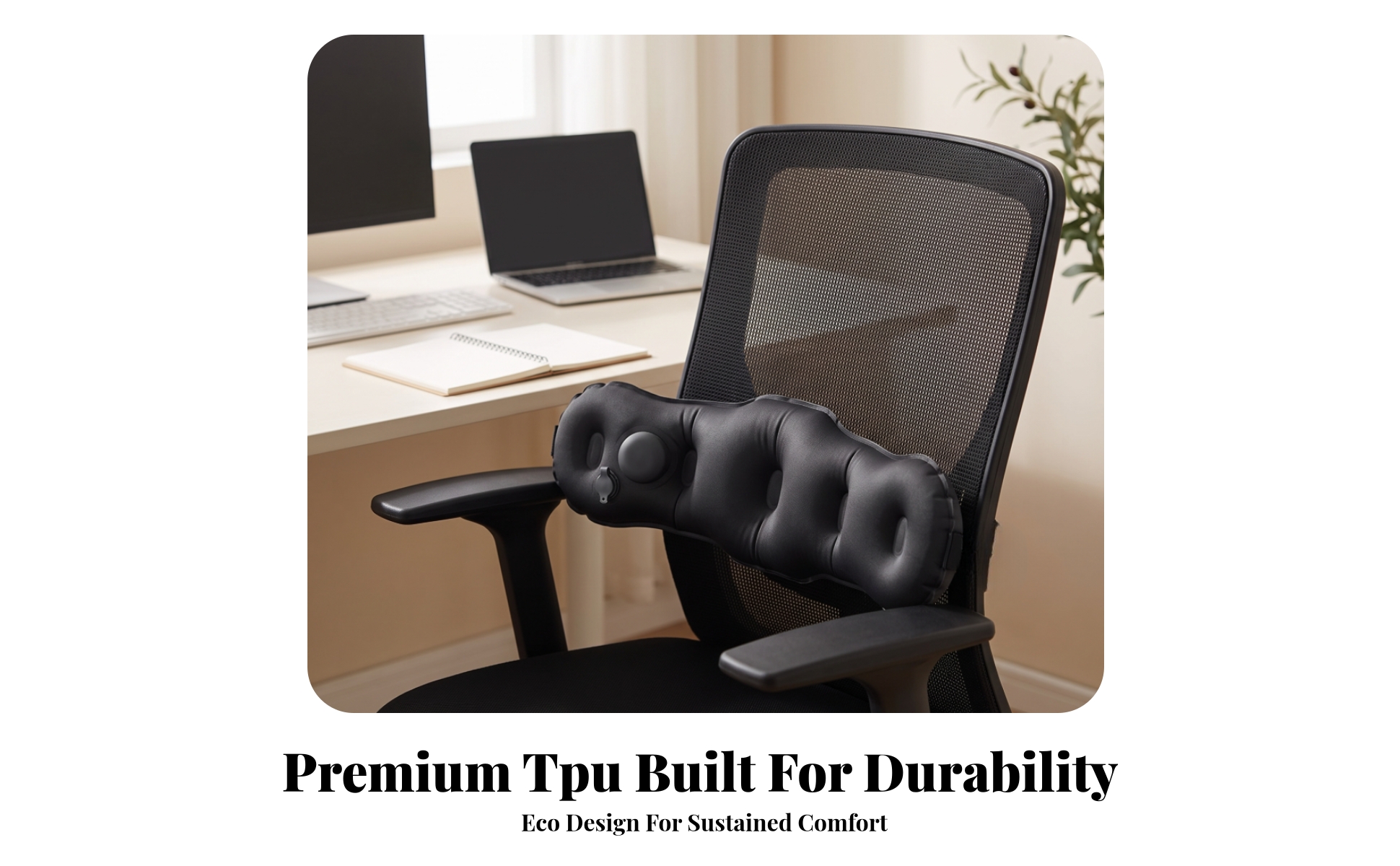 Support Belt Portable Inflatable Support Pillow for Office Workers