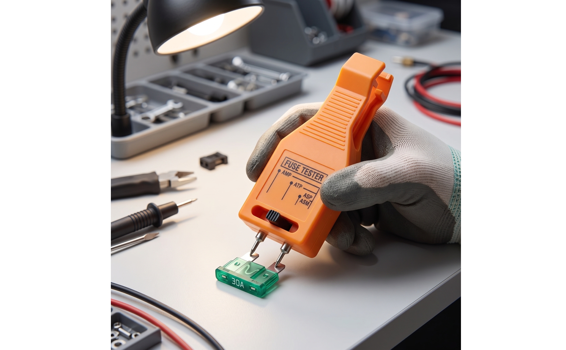 Testeur de Fusibles avec Extracteur Intégré 2 En 1 pour Garage, Automobilistes