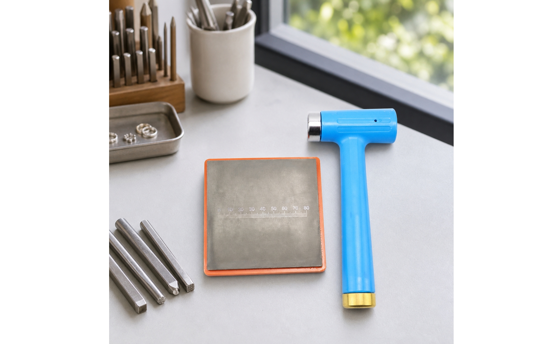 Stamping Hammer with Platform Balanced Metal Stamping Hammer Precision