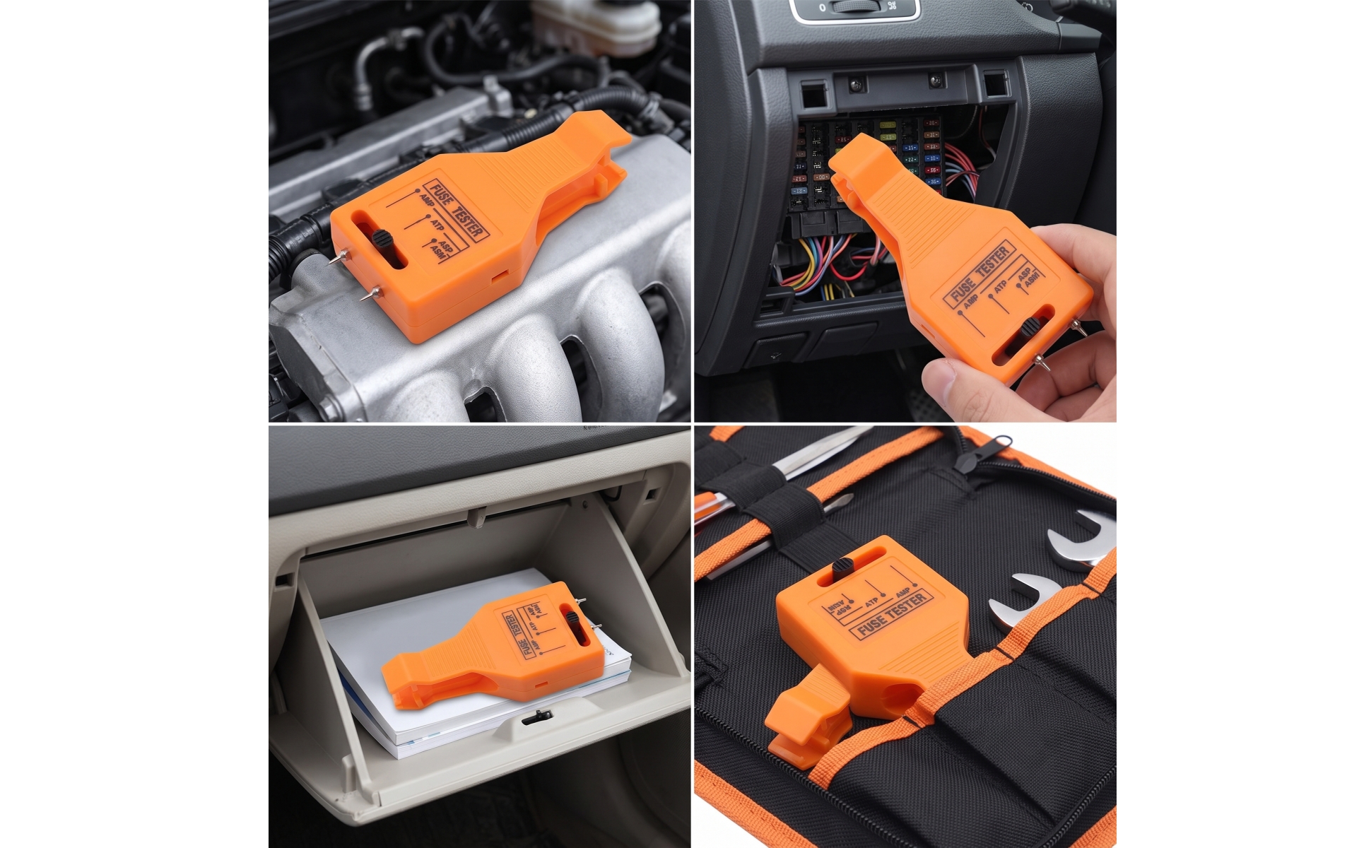 Testeur de Fusibles avec Extracteur Intégré 2 En 1 pour Garage, Automobilistes
