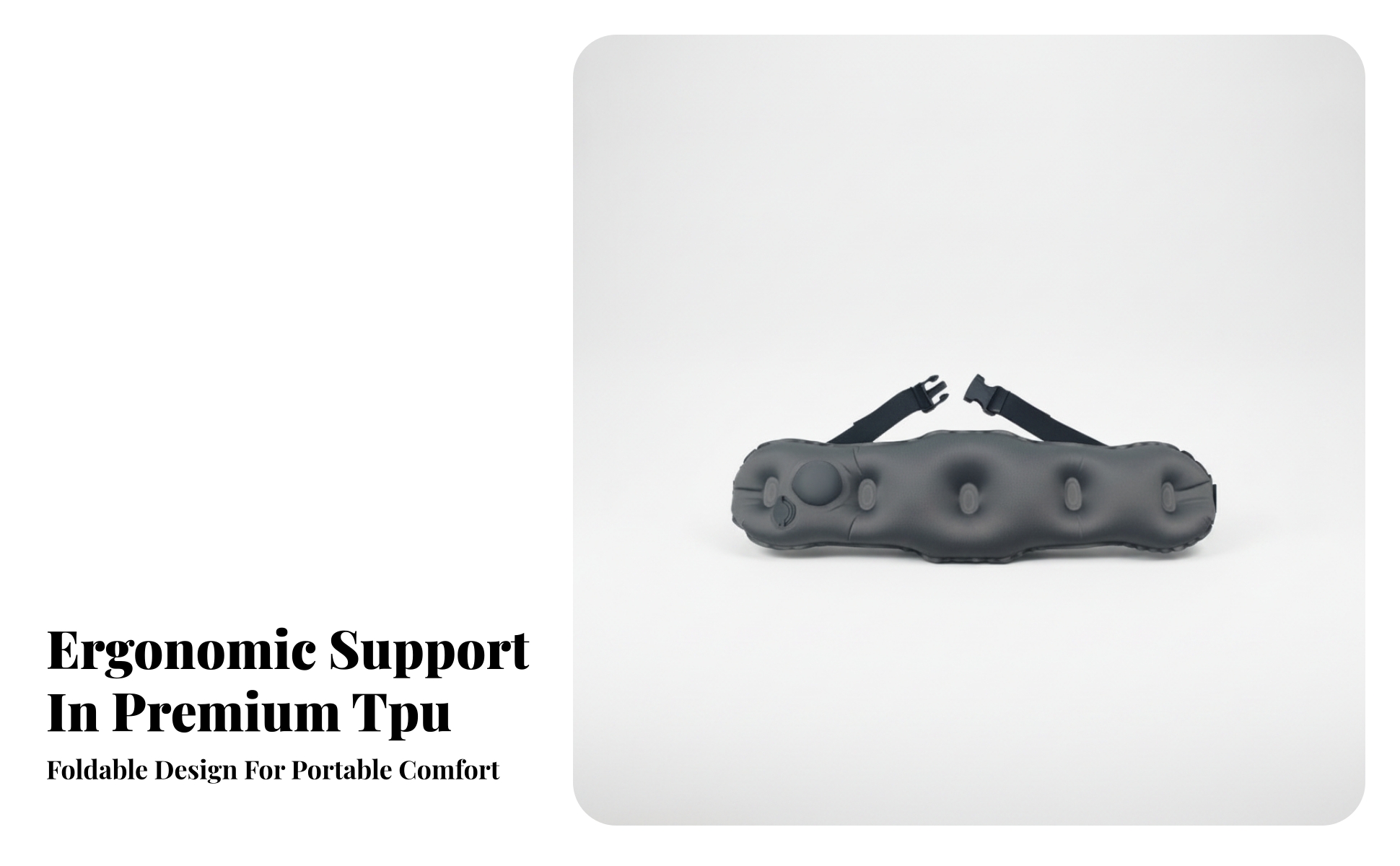 Support Belt Portable Inflatable Support Pillow for Office Workers