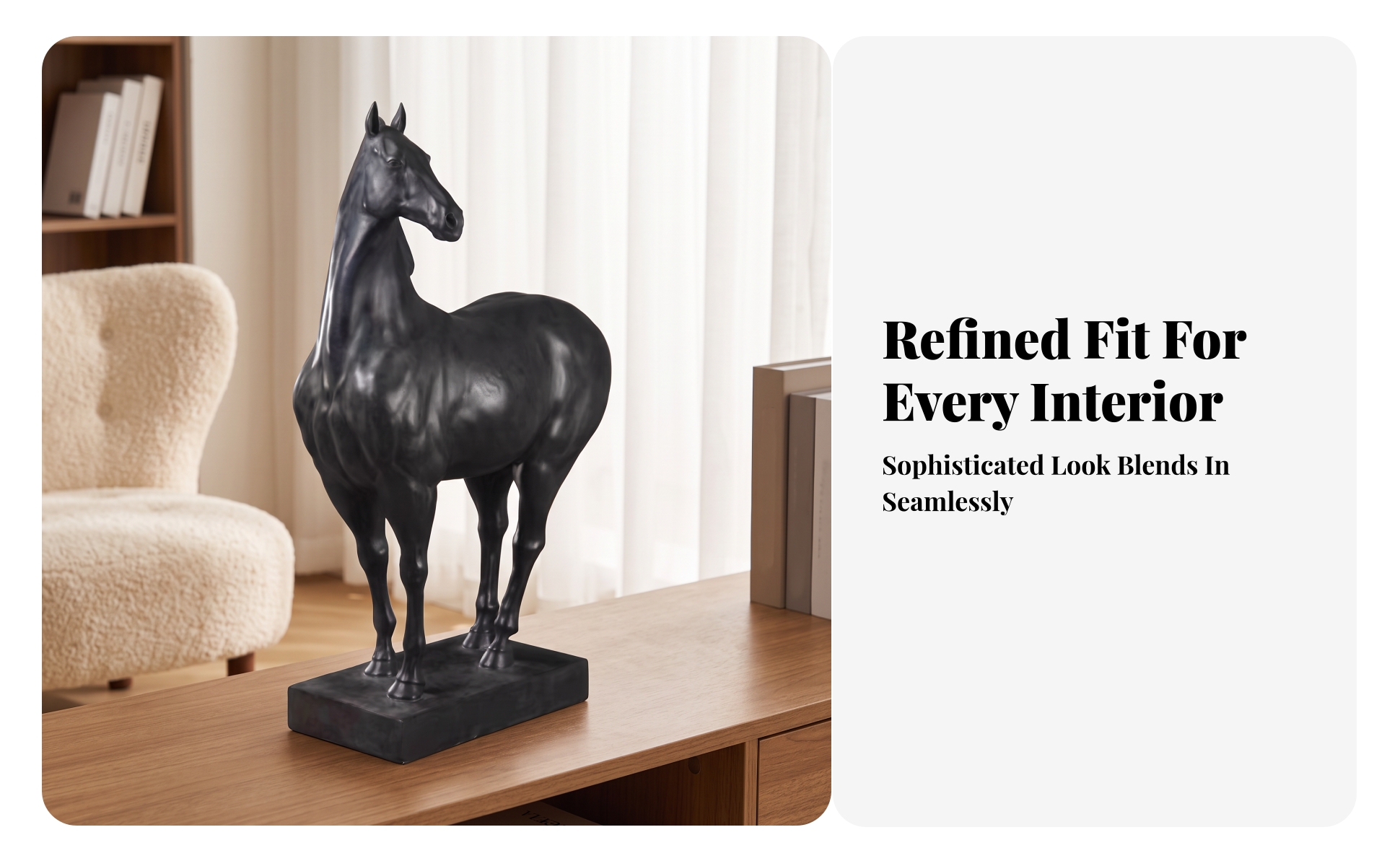 Horse Figurine with Base Weathered Horse Figurine with Base Distressed