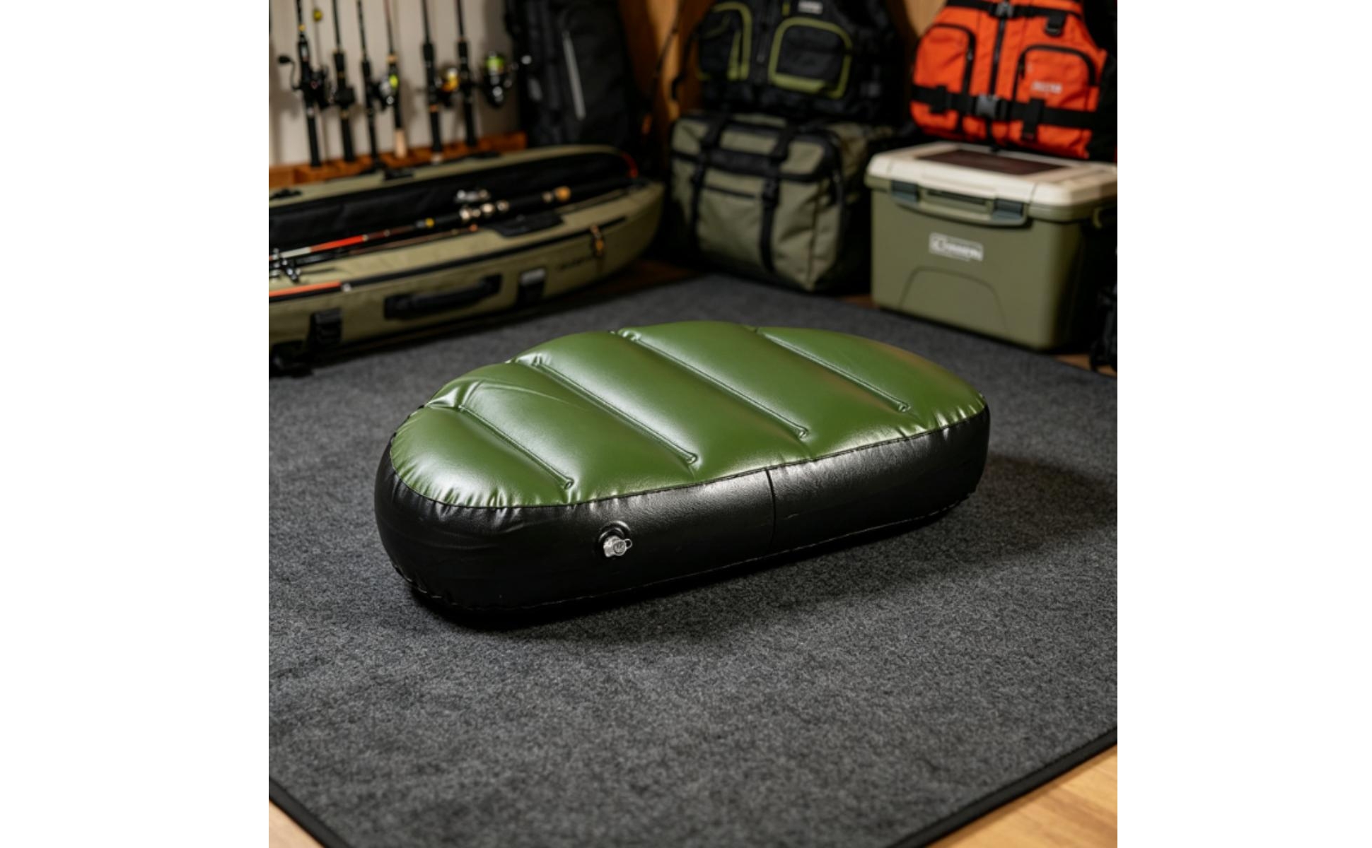 Inflatable Boat Seat Cushion Ribbed Inflatable Boat Cushion Comfortable for Raft
