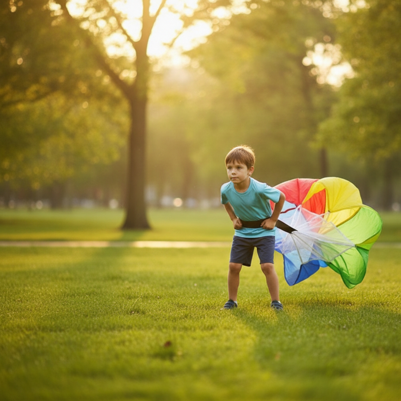 Running Parachute with Belt Portable Speed Training Parachute Collapsible