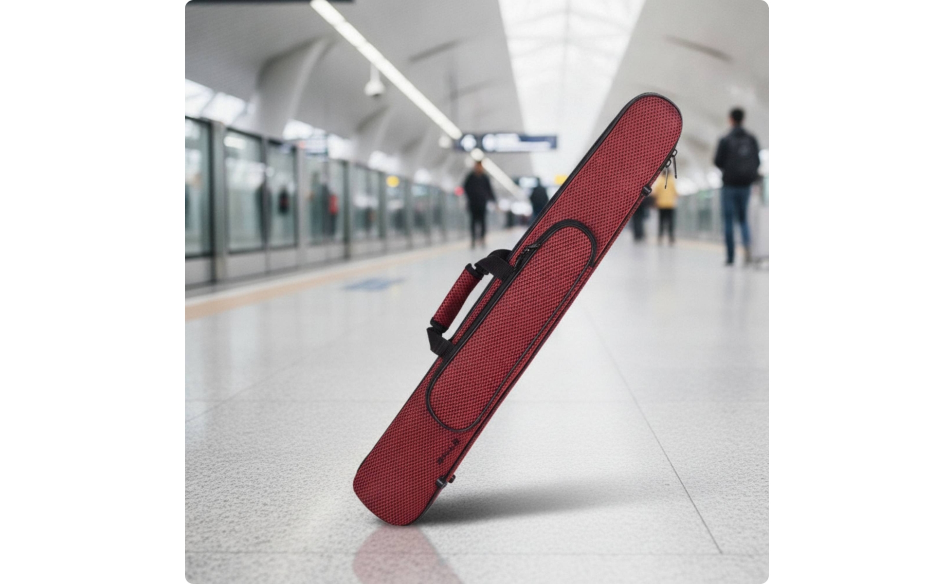 Clarinet Case with Shoulder Strap Hard-Sided for Rehearsals, Musicians, Students