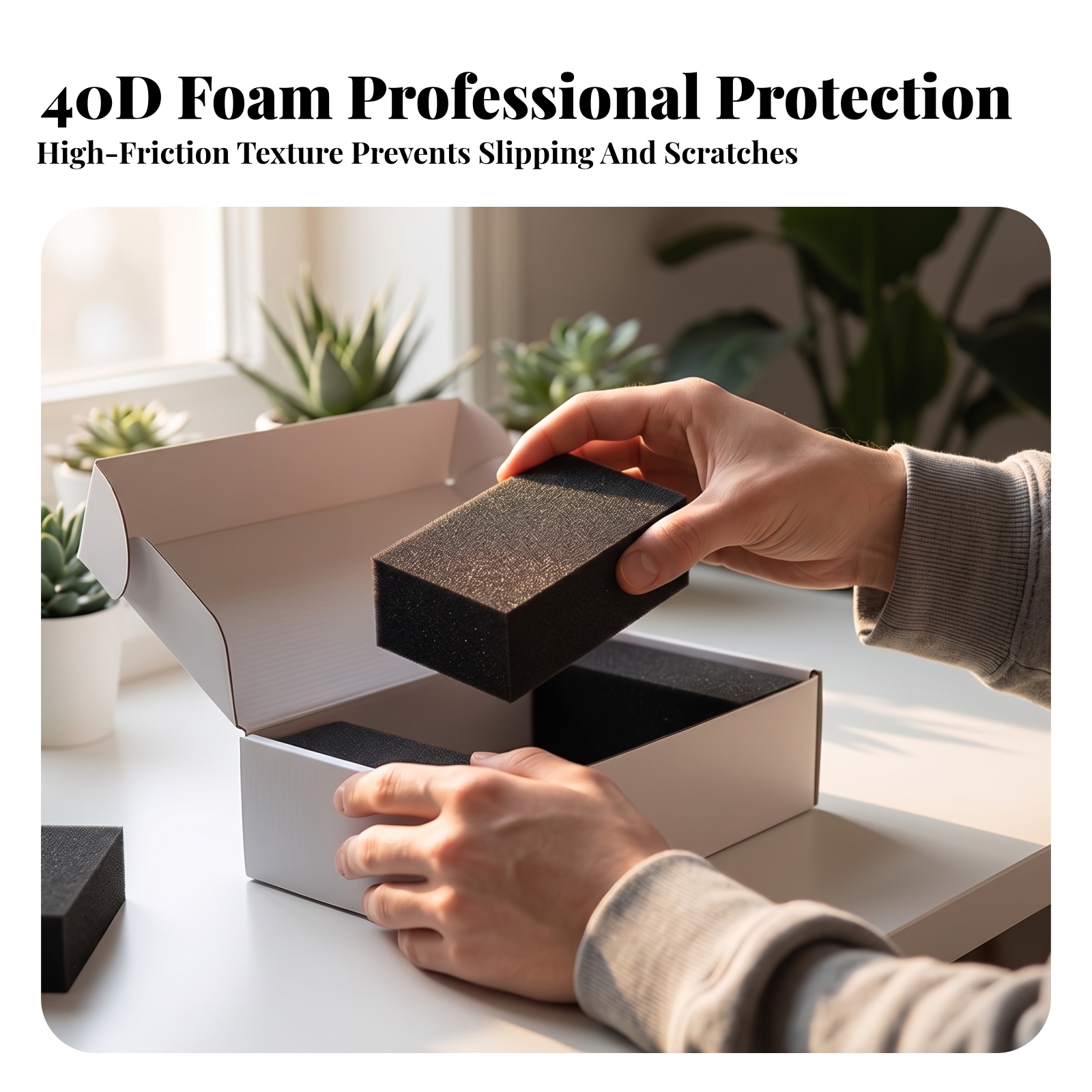 100 Pieces Toolbox Foam Organizer Customizable Foam Block Insert Modular - Produktbild 1