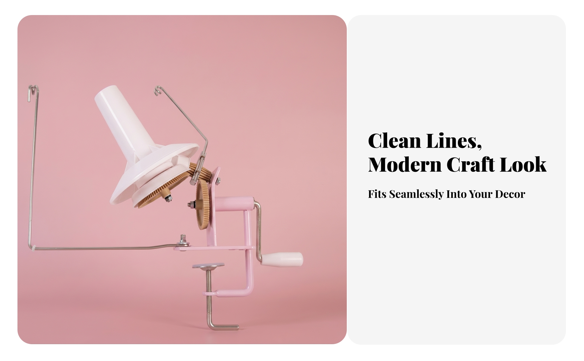 Yarn Winding Machine Clamp-on Yarn Winder with Stitch Markers Manual
