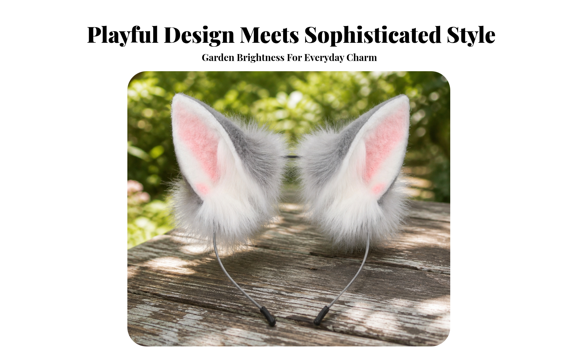 Animal Ear Headband Handmade Furry Ear Headband Comfortable for Cosplayers