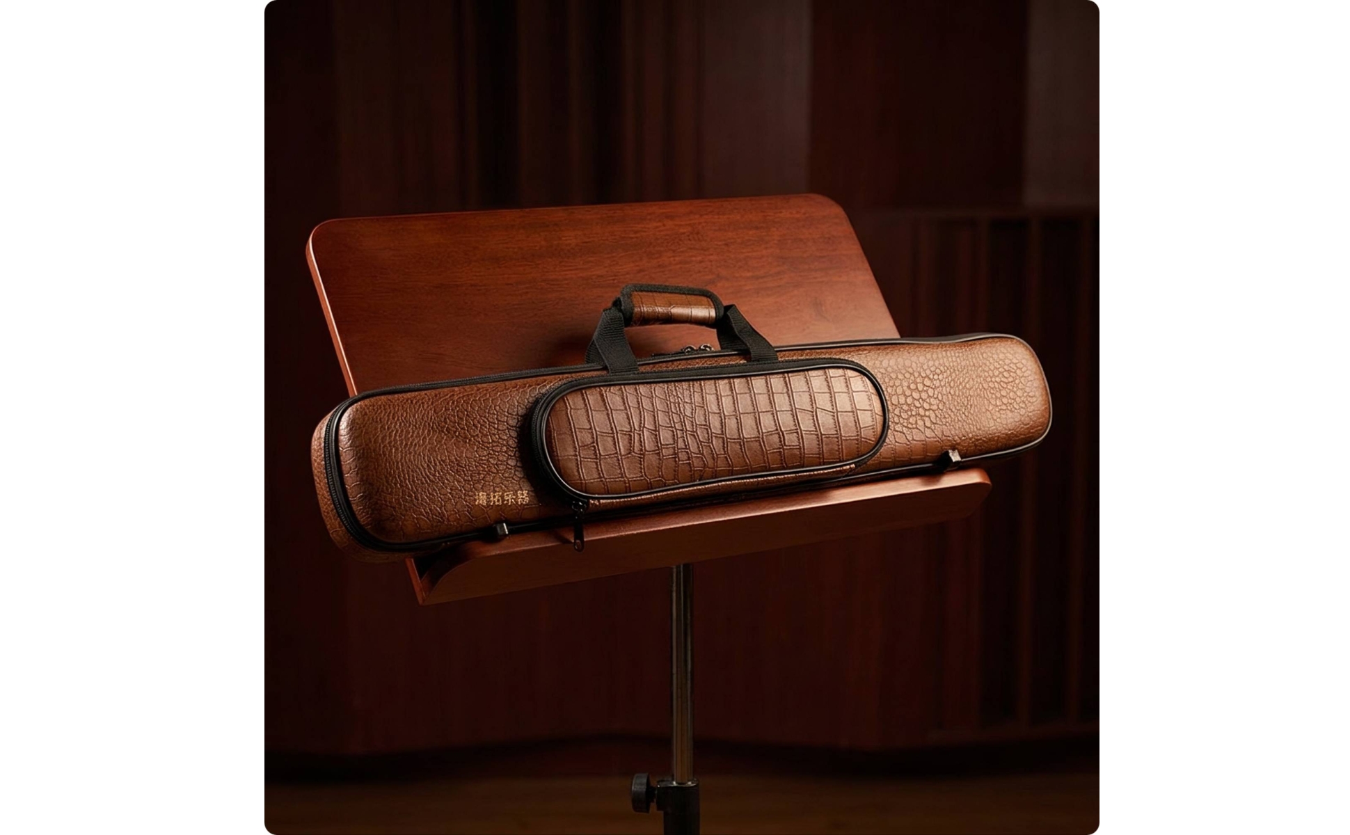 Clarinet Case with Shoulder Strap Hard-Sided for Rehearsals, Musicians, Students
