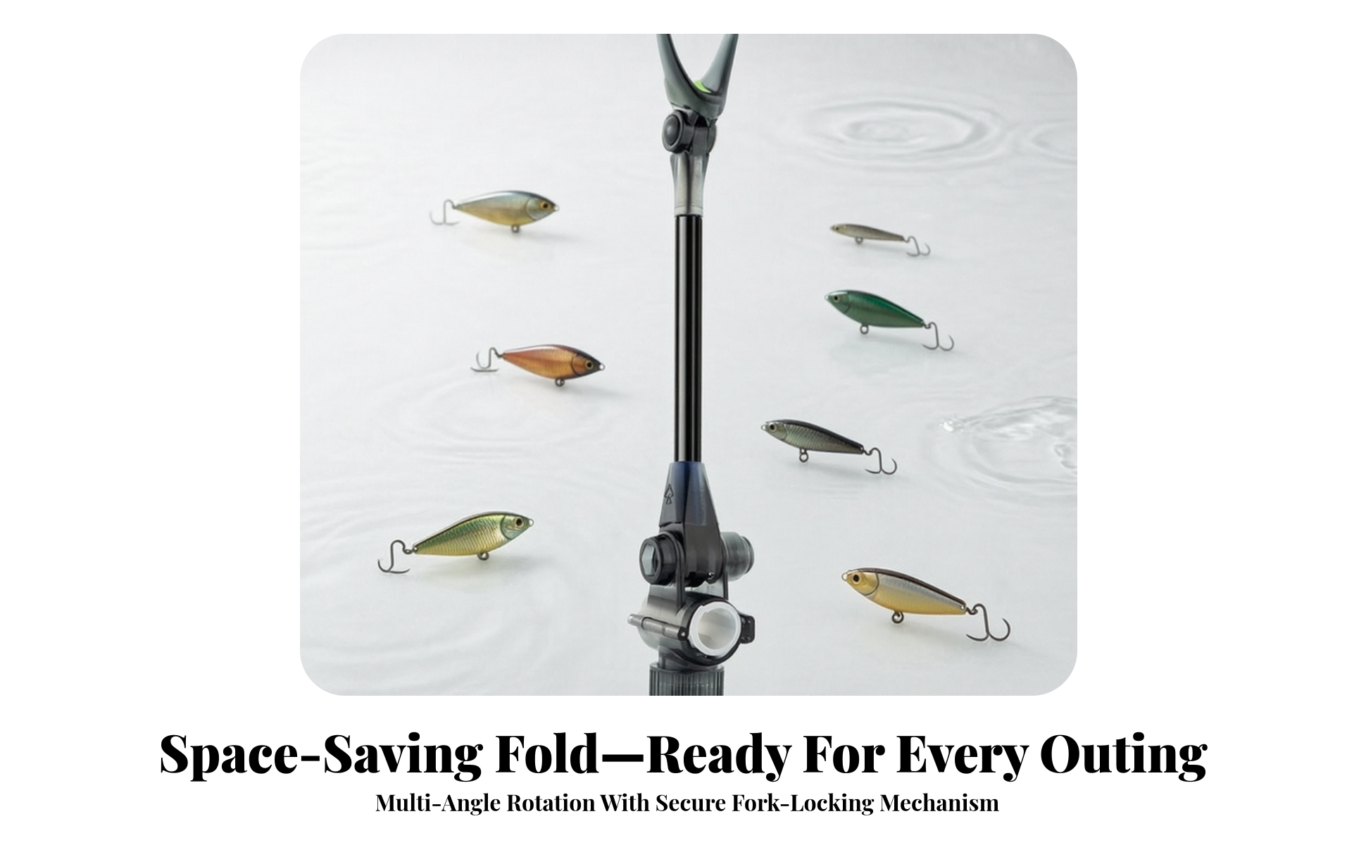 Clamp-on Rod Holder Strong Fishing Rod Rear Holder Resistant