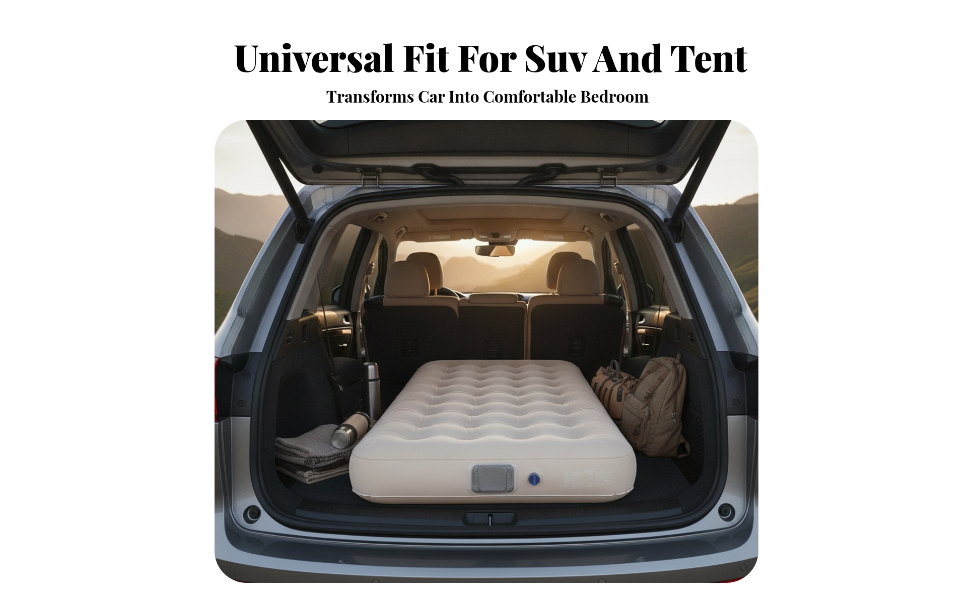 Inflatable Mattress with Built-in Pump Self-Inflating Automatic Inflatable Bed