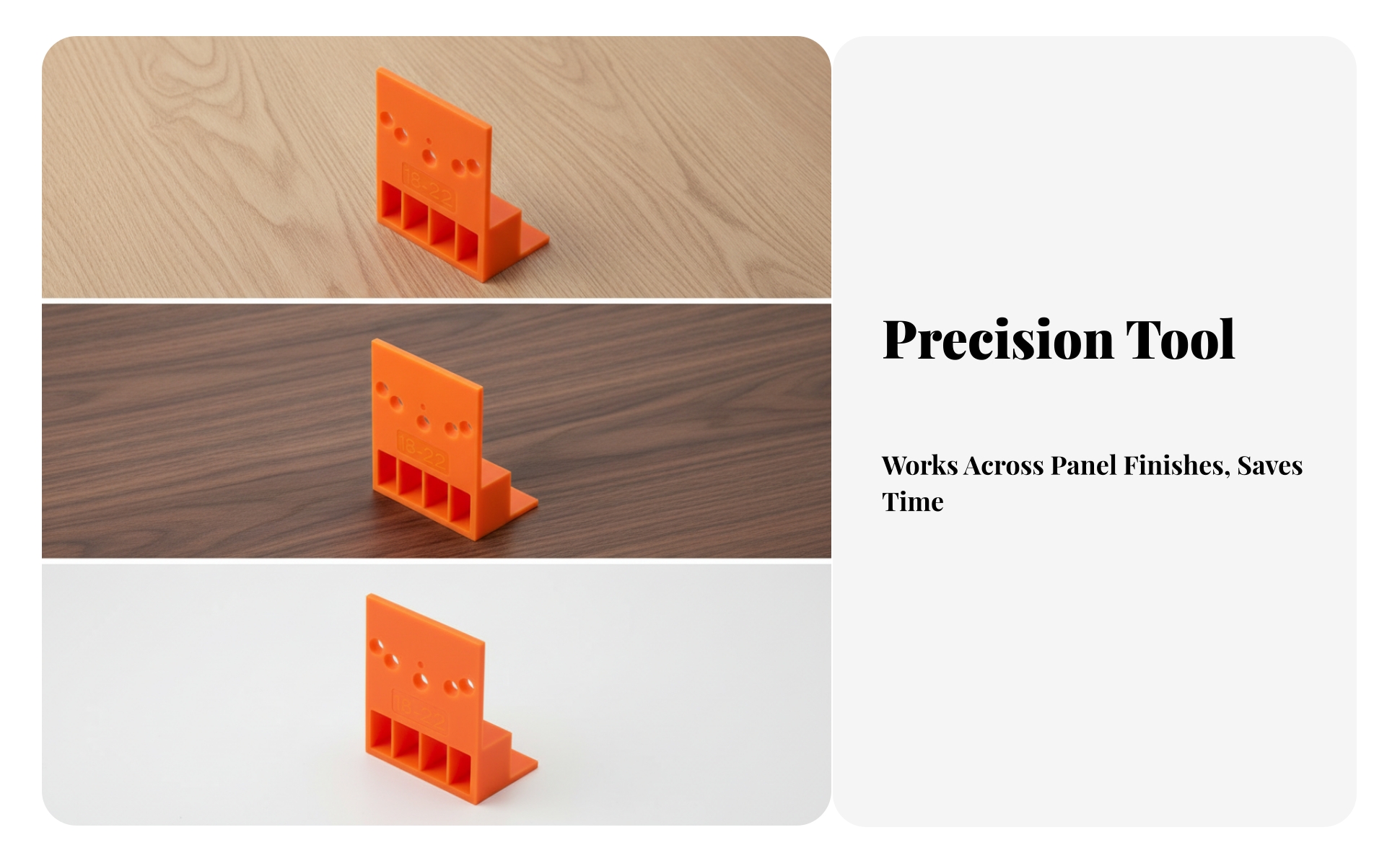 2 Pieces Wardrobe Positioning Tool Easy to Use Cabinet Door Positioning Tool
