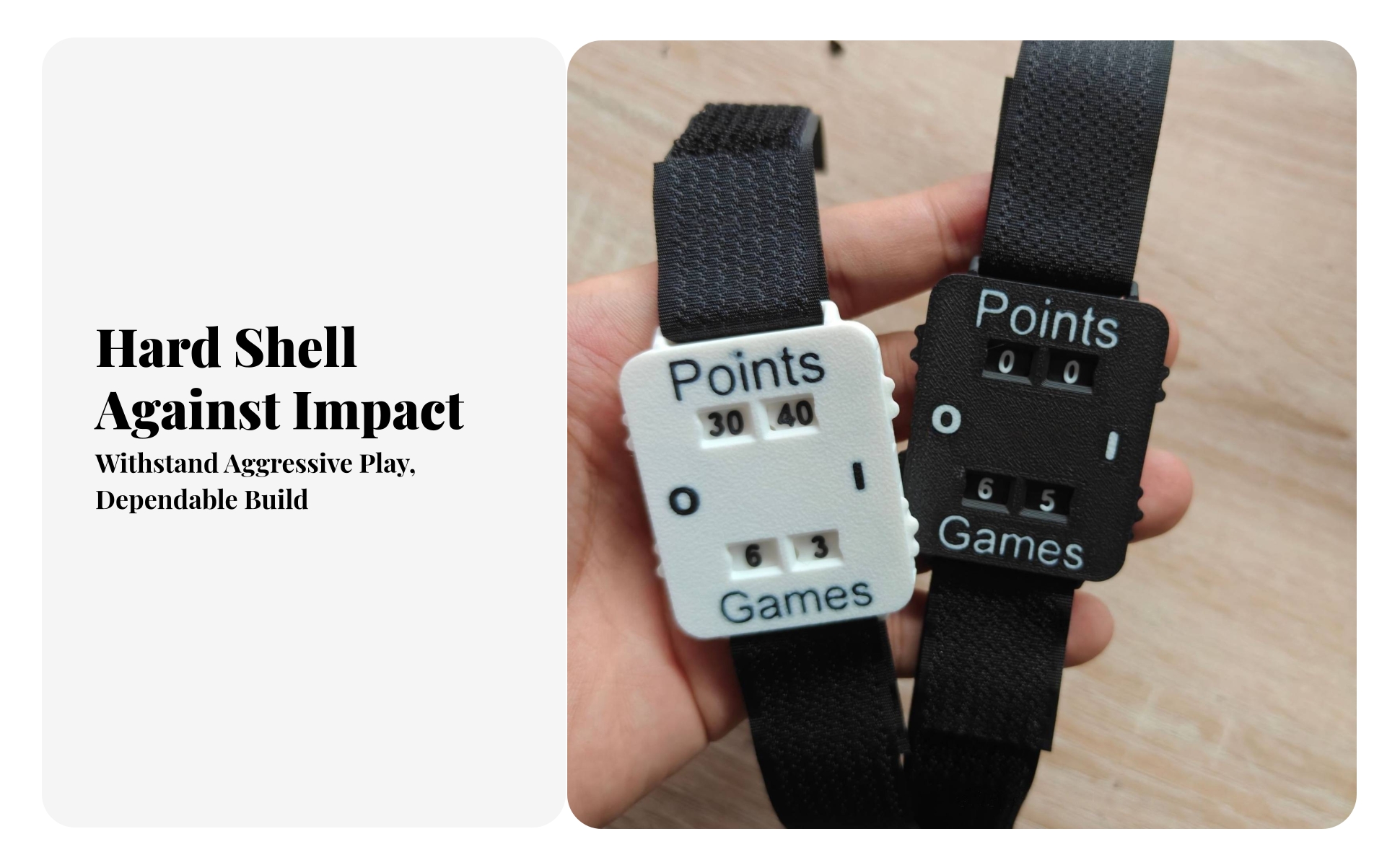 Wrist Score Counter Lightweight Score Counter Wristband Easy to Use for Athletes