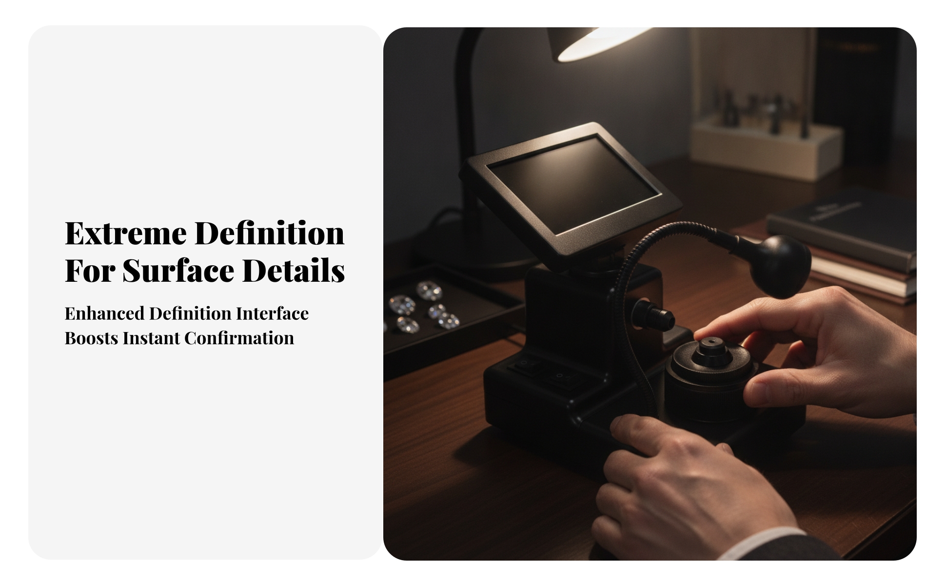 Desktop Microscope with Screen Digital for Bench-Side Observation, Hobbyists