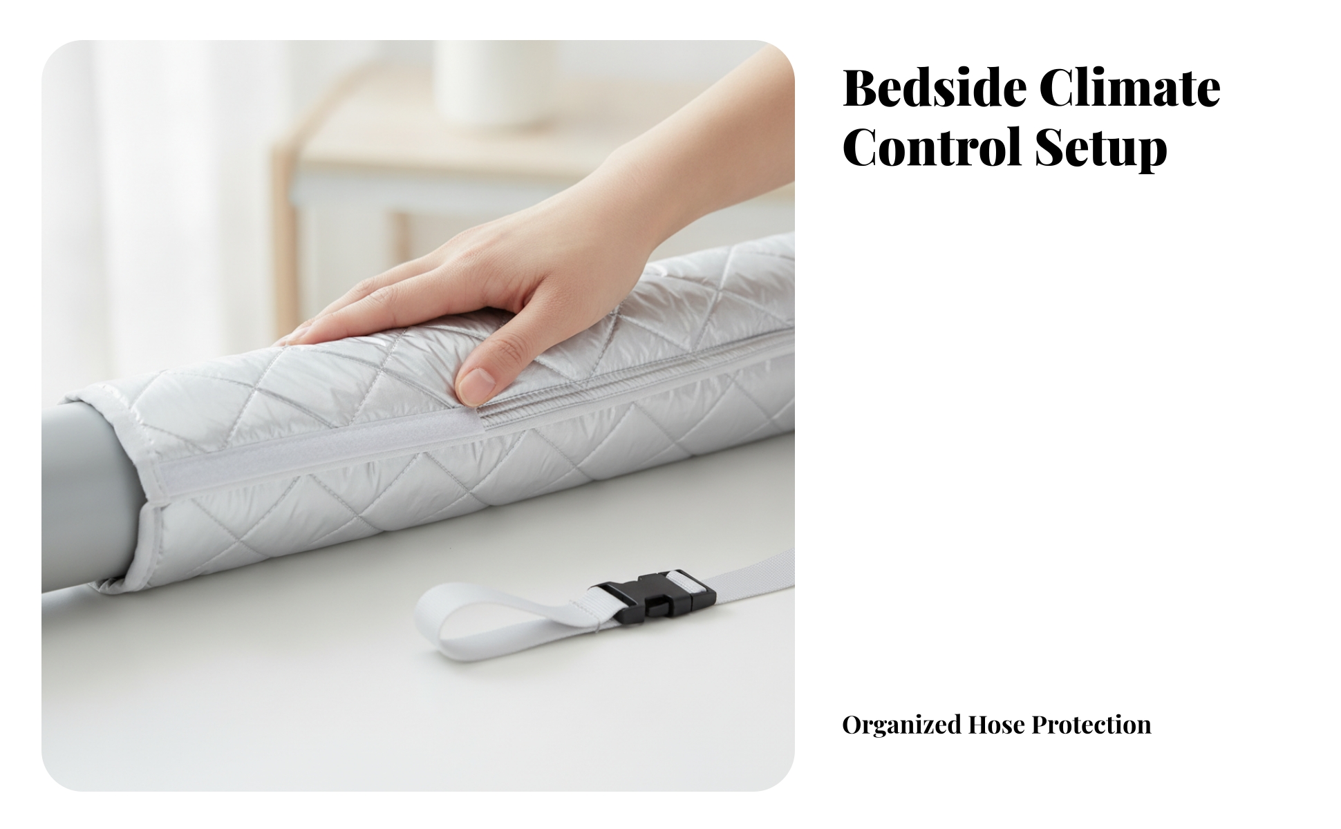 Portable a & C Insulation Sleeve Quilted for Home, Apartment
