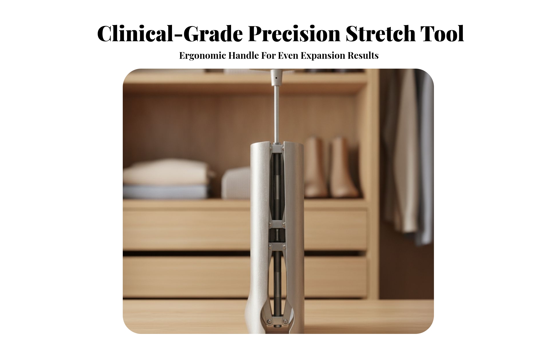 Boot Stretcher with Shaft Professional Metal Boot Shaft Expander Precision