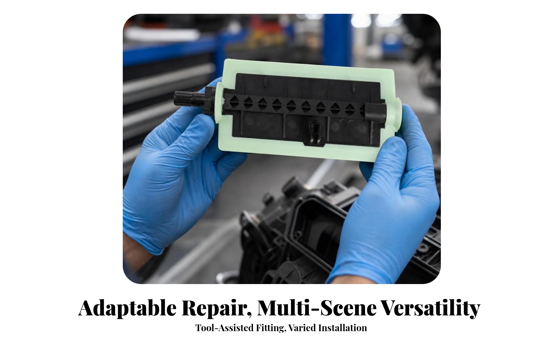 Auto Part Molded-Molded HVAC Flap Shaft Assembly for Car DIYers, Mechanics